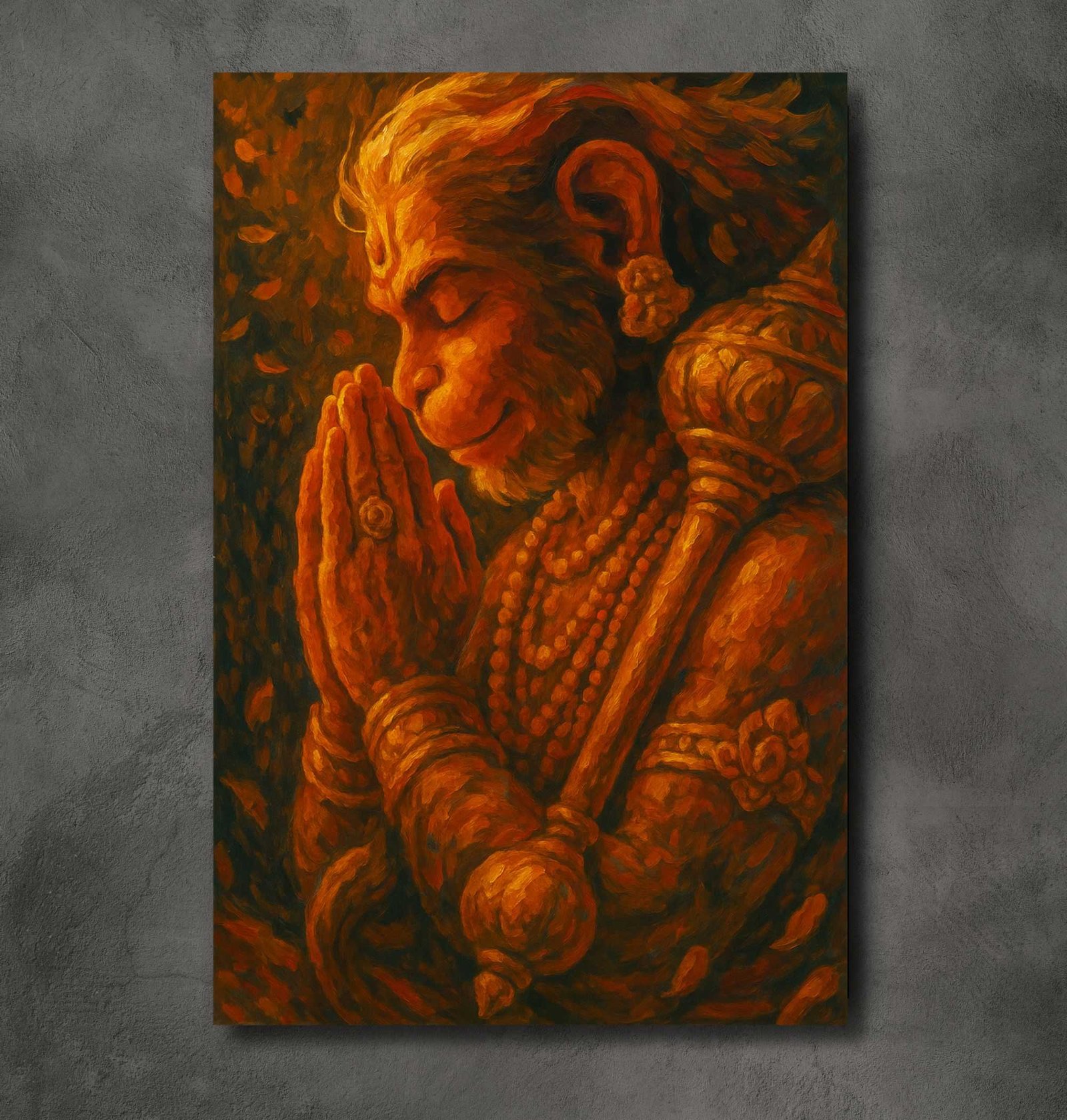 Canvas Hanuman Painting1