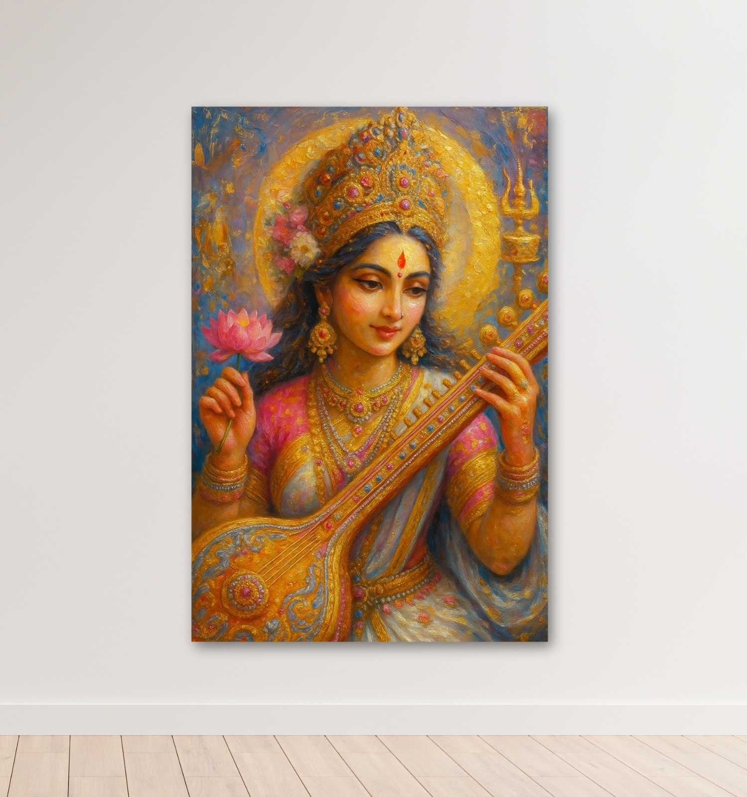 Goddess Saraswati Painting1