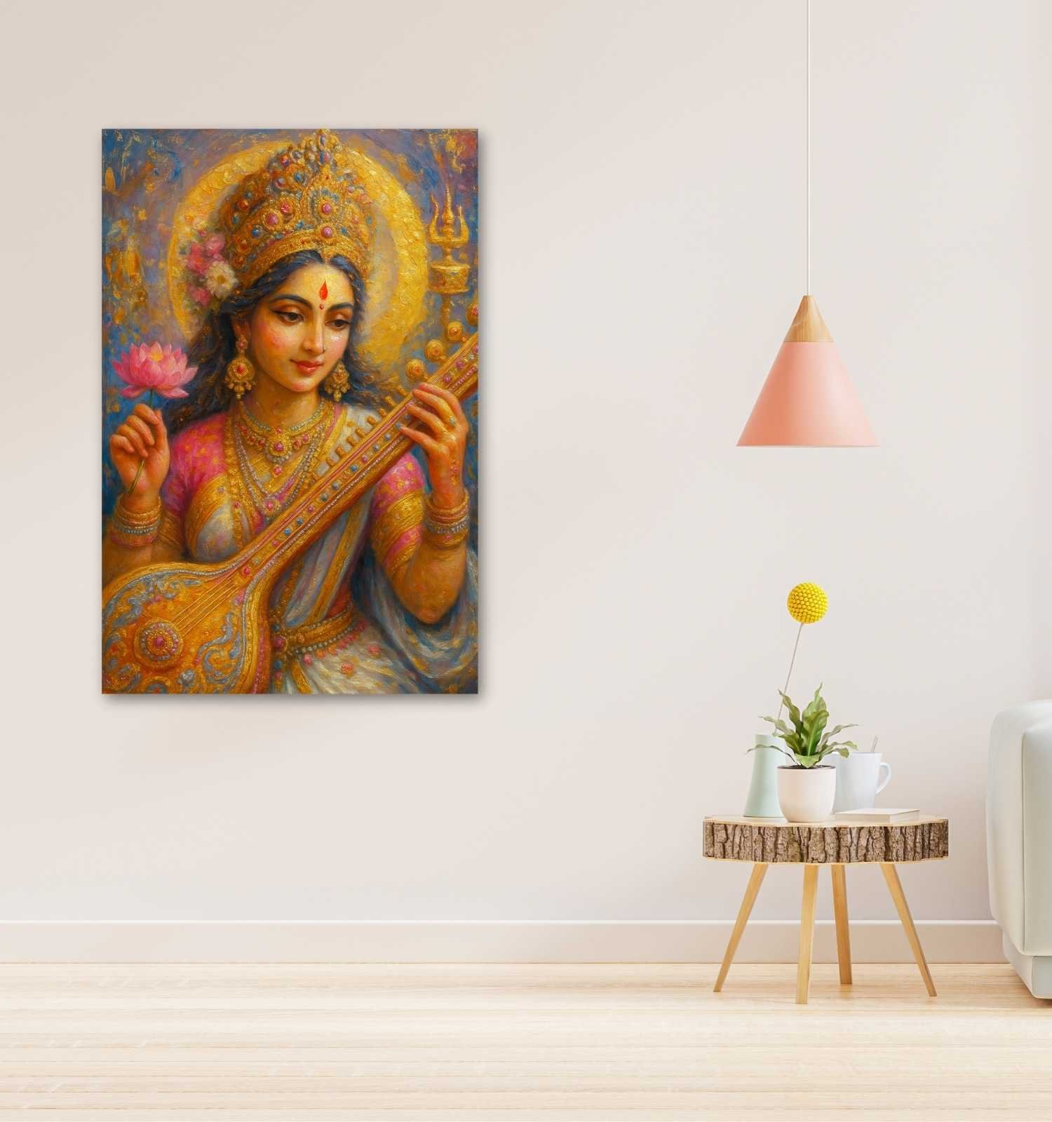 Goddess Saraswati Painting1
