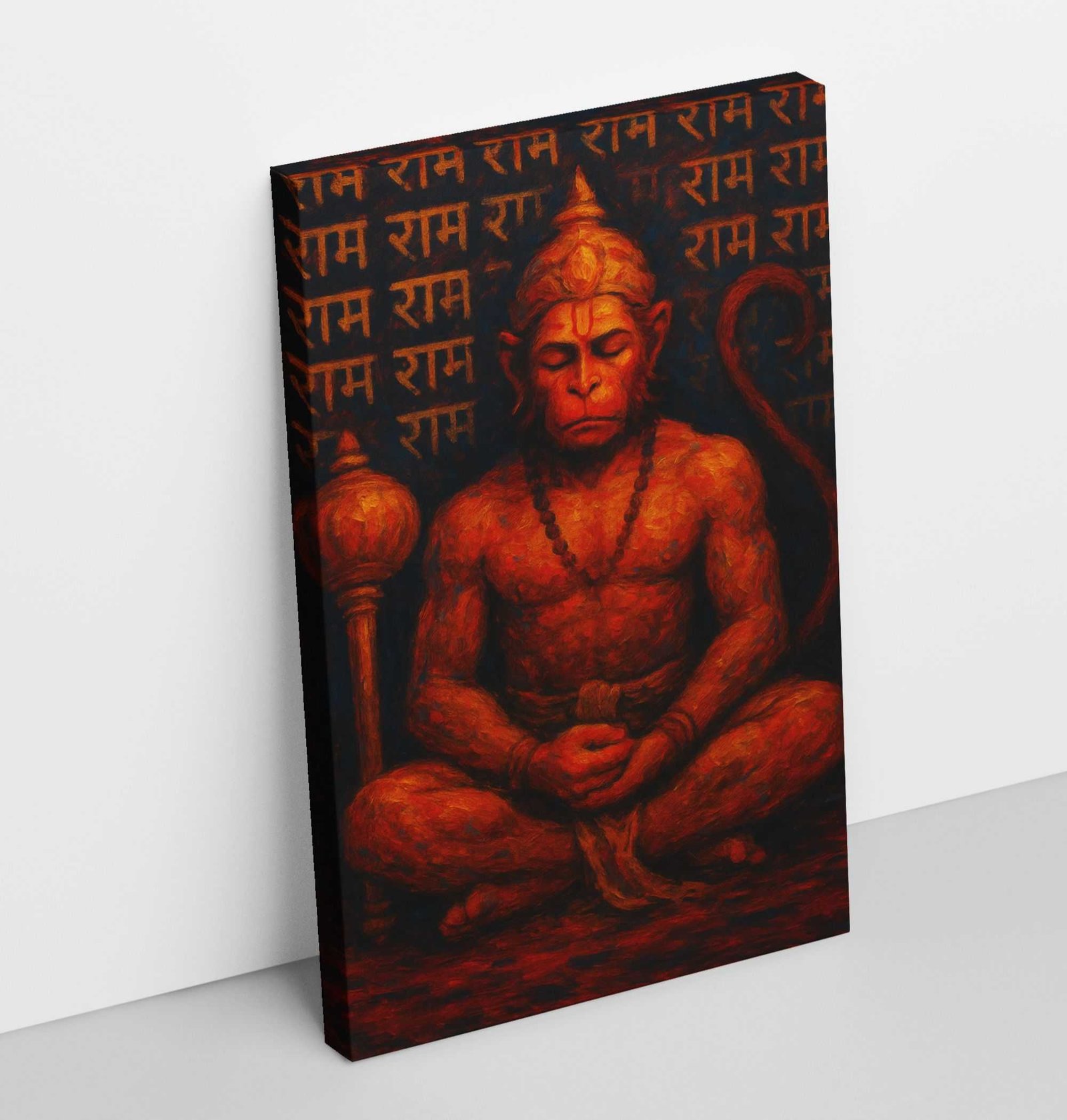 Hanuman Oil Painting1
