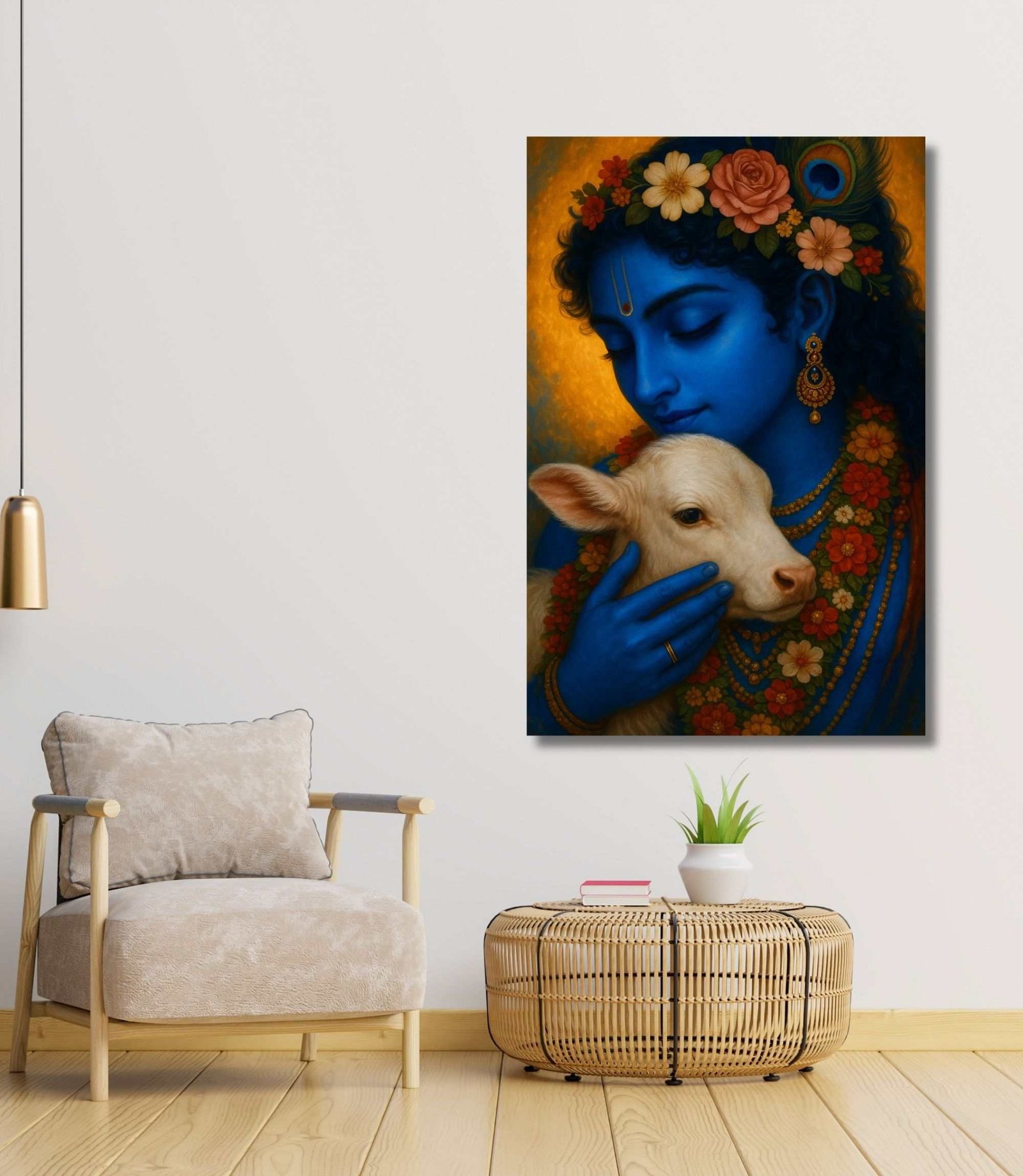 Latest Radha Krishna canvas designs1