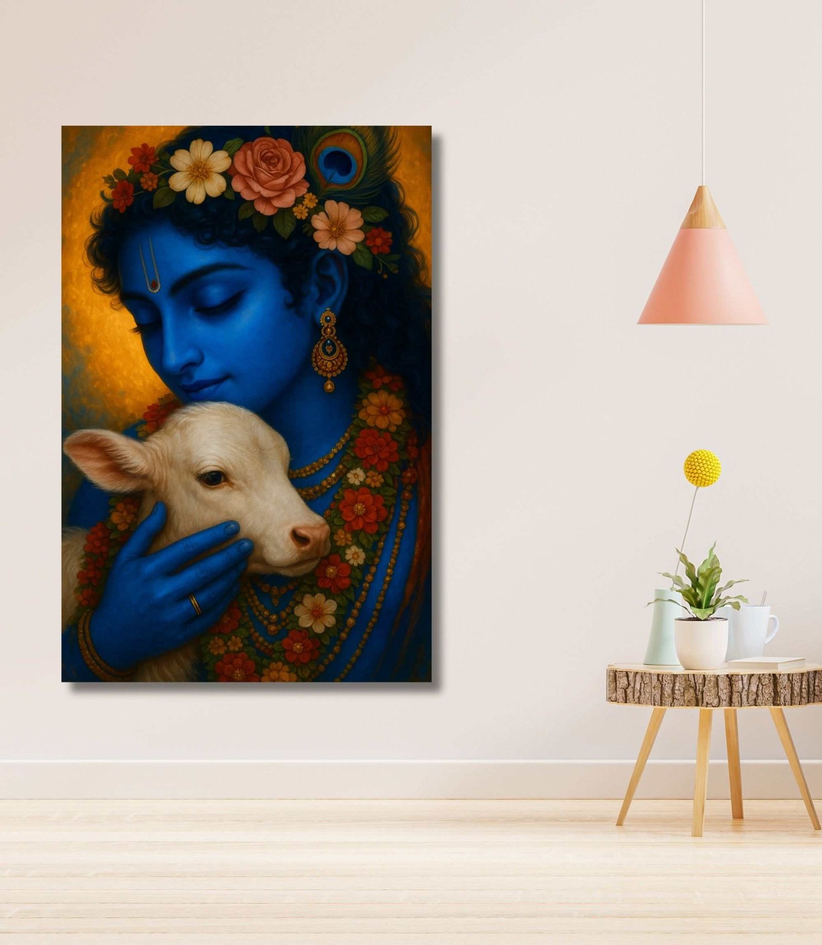 Latest Radha Krishna canvas designs1