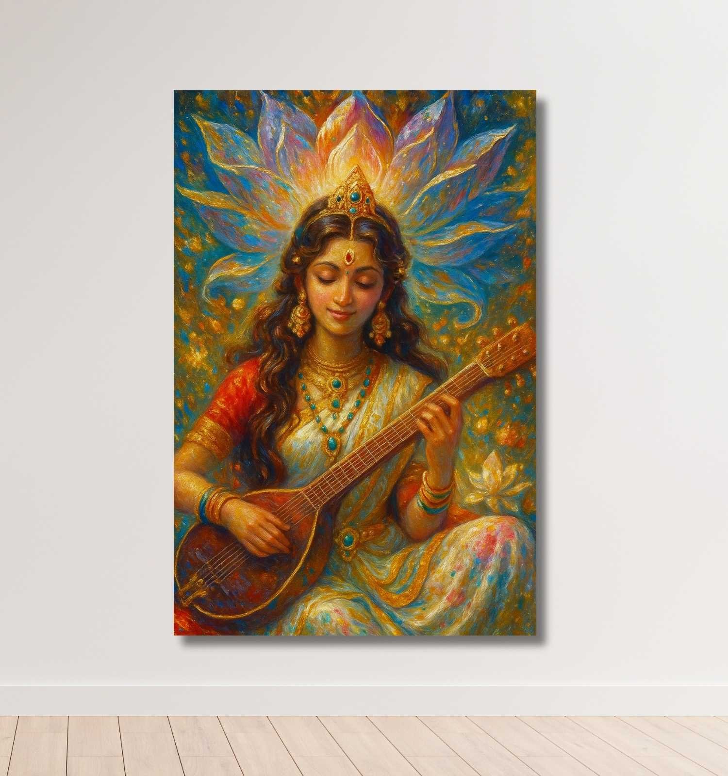 Modern Saraswati Painting1