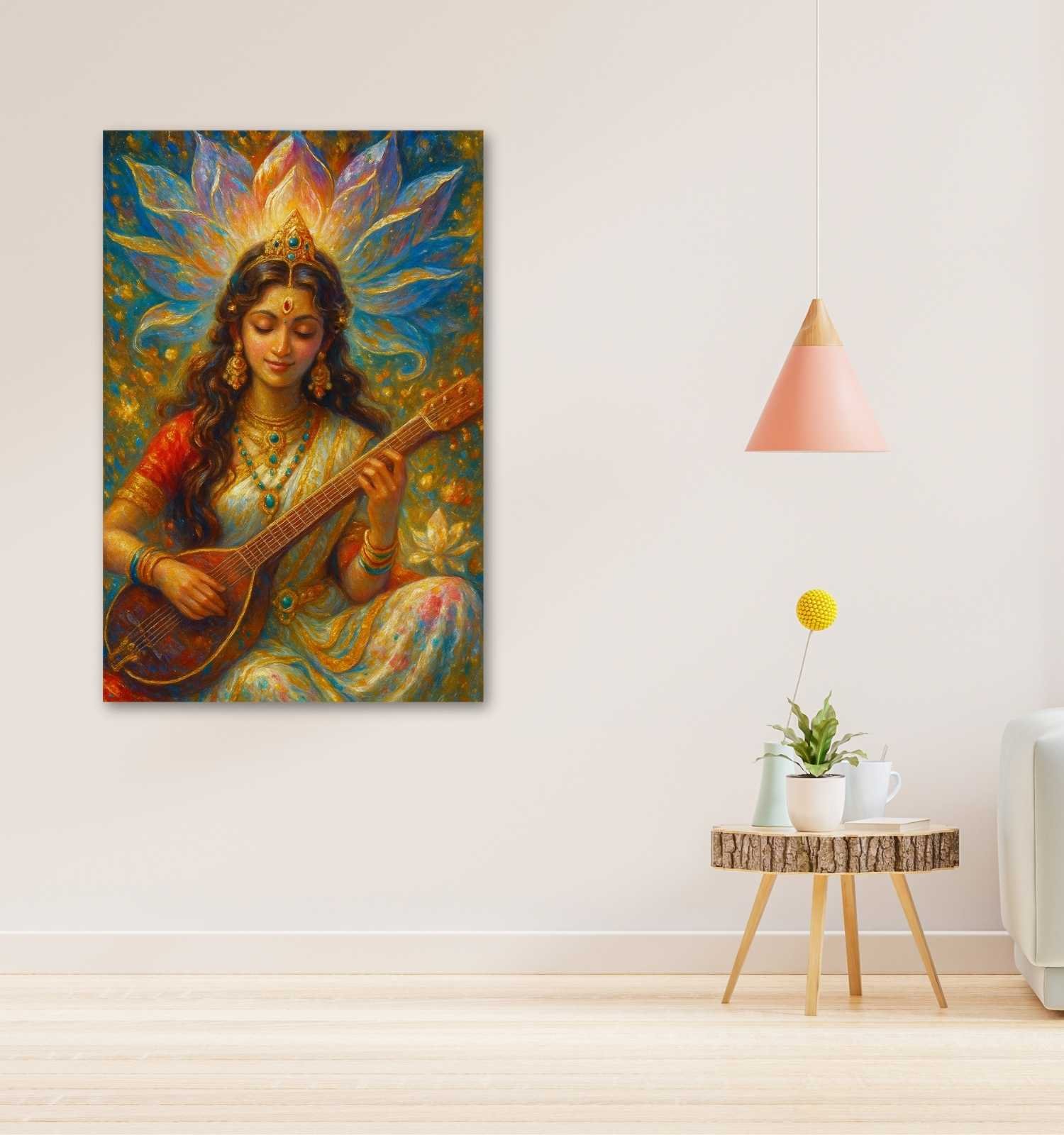 Modern Saraswati Painting1