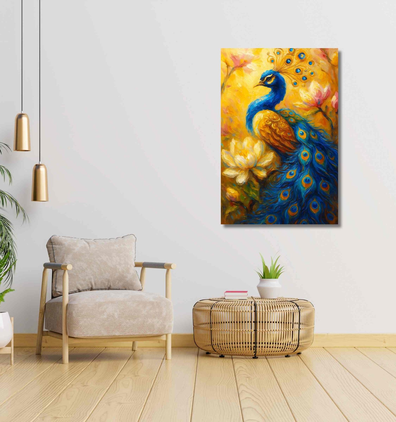 Peacock Painting For Wall Vastu For Home Decor1