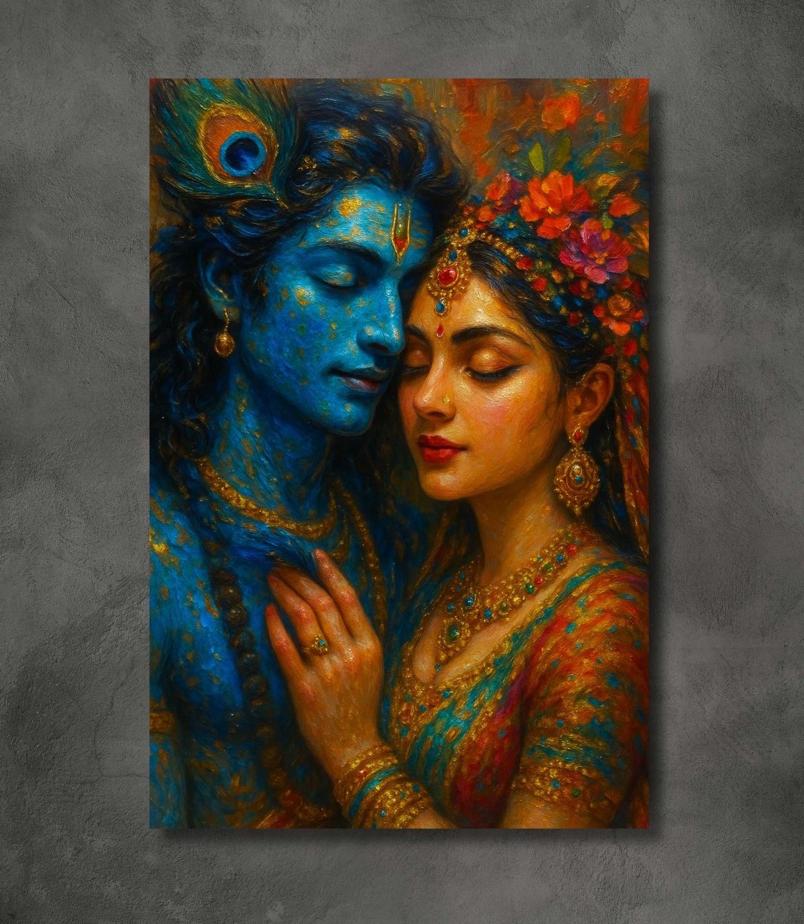Radha Krishna painting for home2