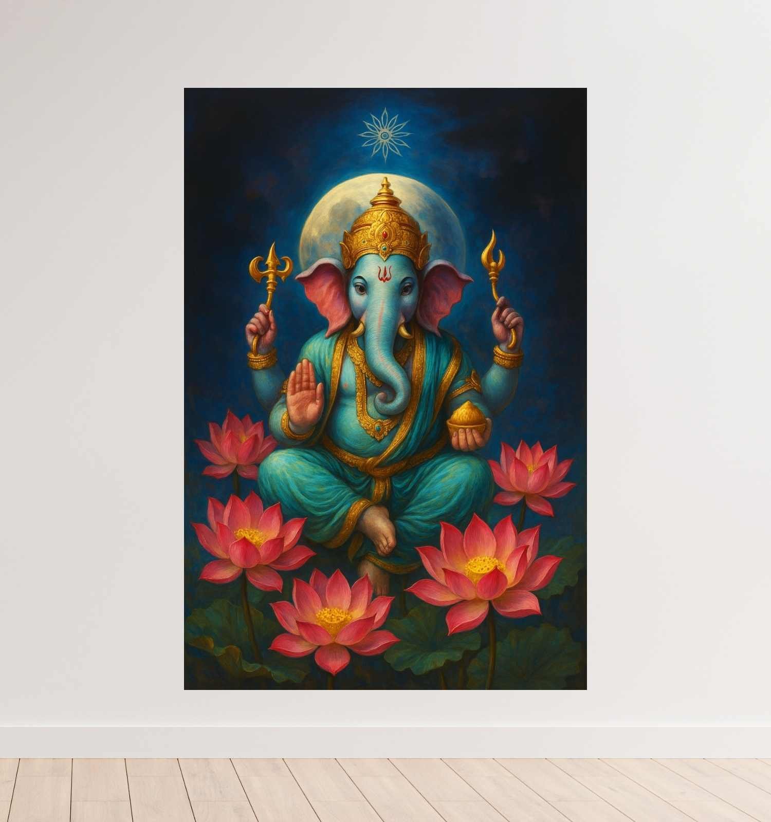 abstract ganesha painting2