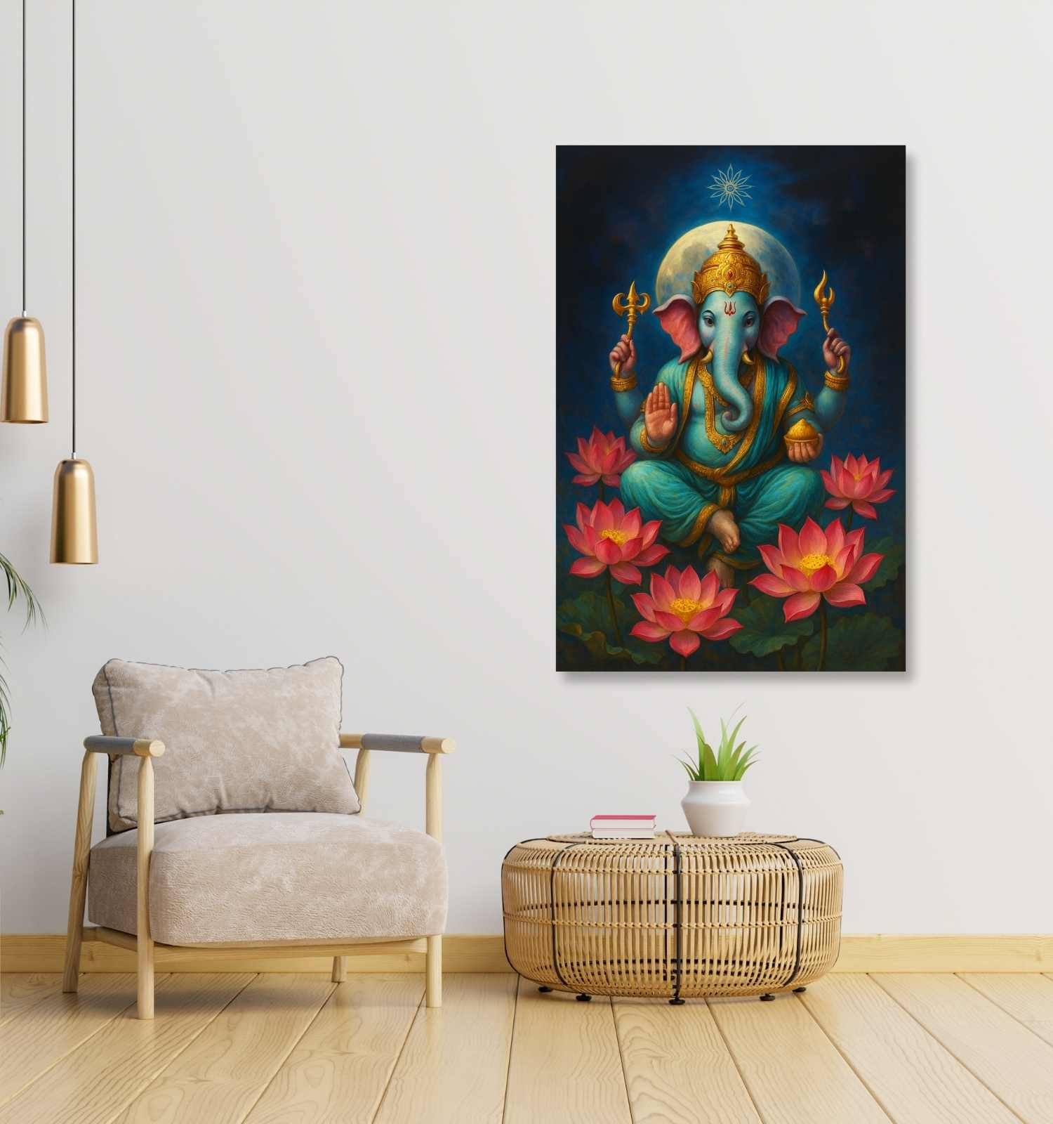 abstract ganesha painting2