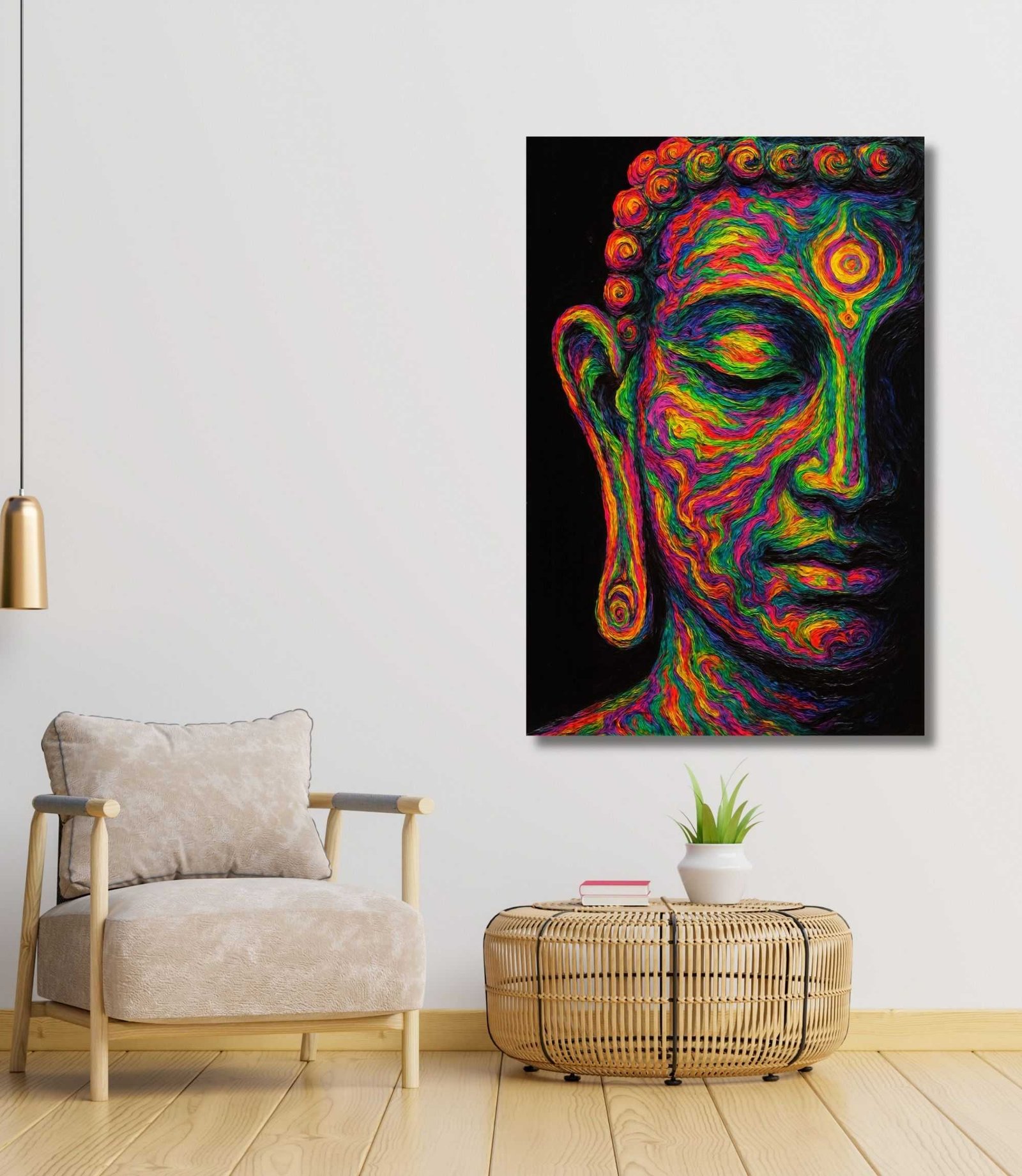 buddha face painting2