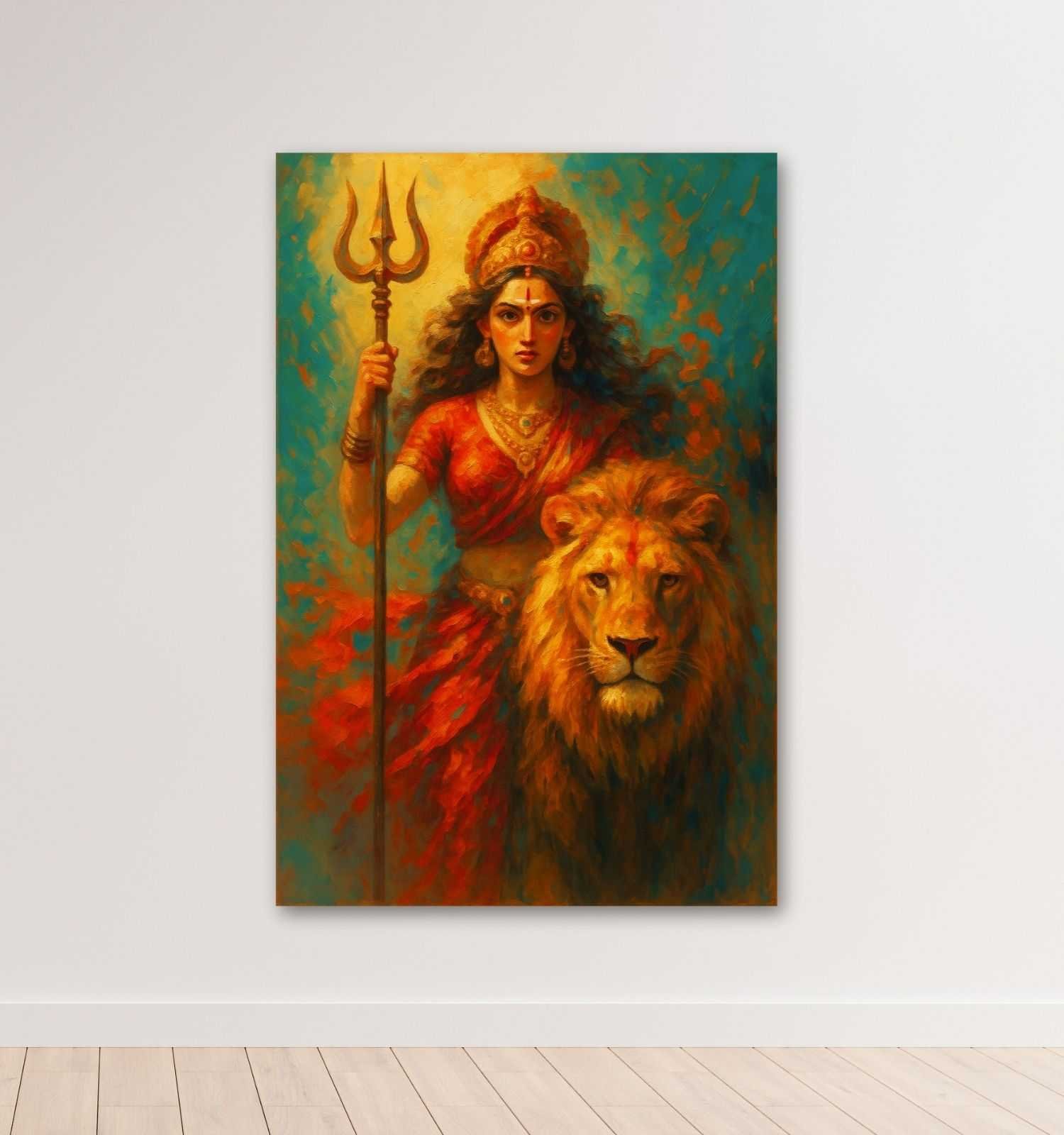 durga maa painting2