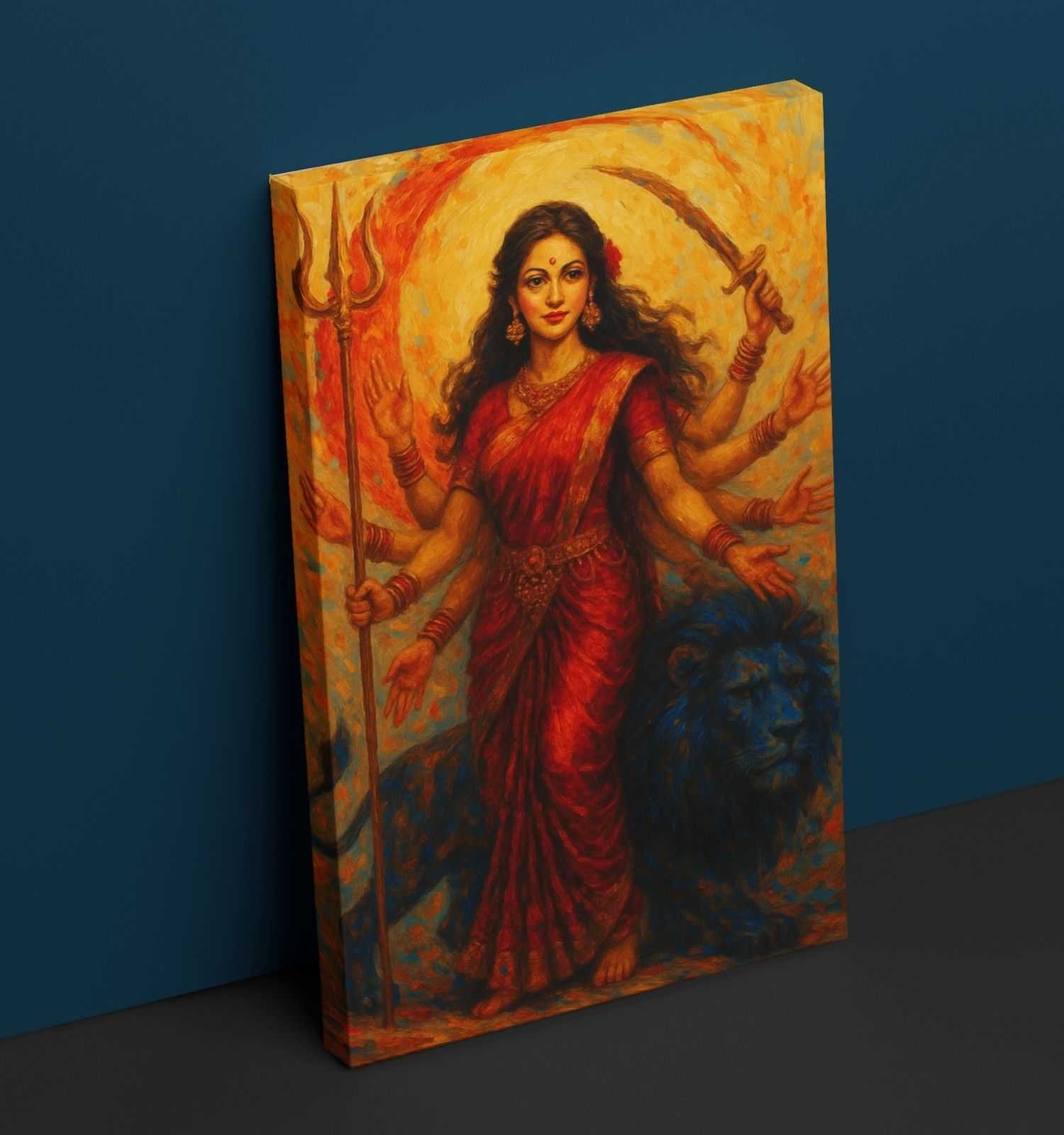 durga maa painting For Wall and Mandir 2