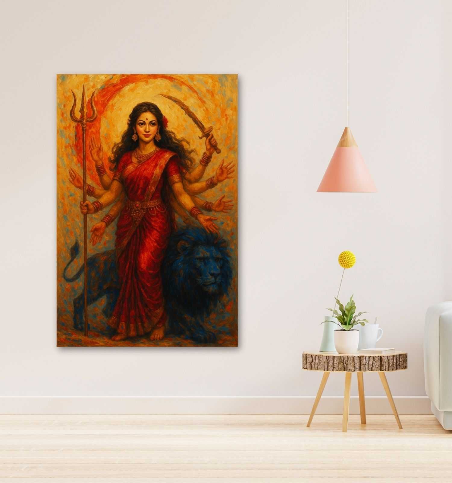 durga maa painting For Wall and Mandir 2