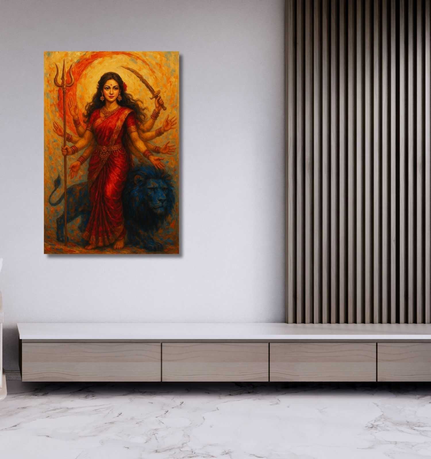 durga maa painting For Wall and Mandir 2
