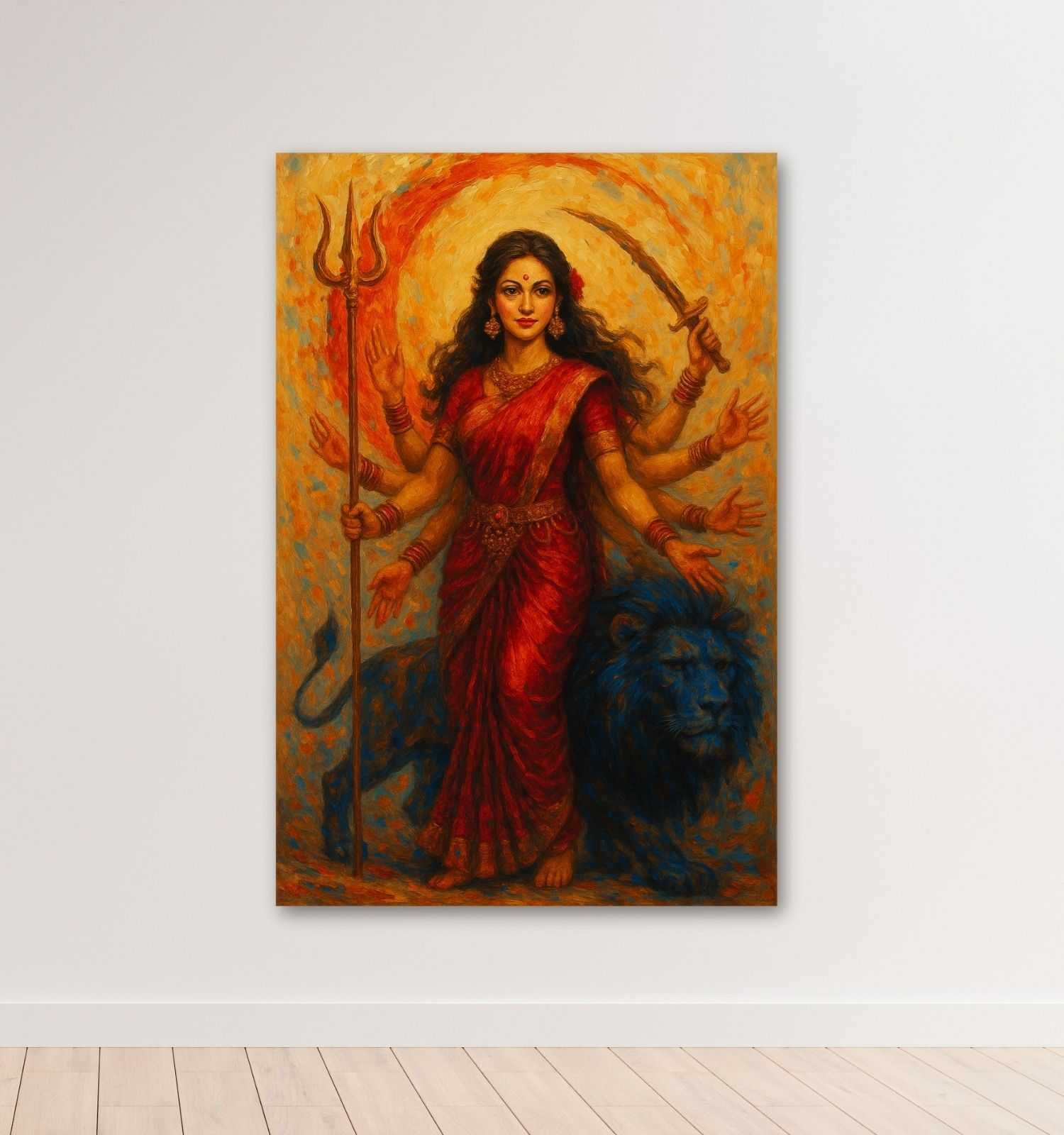 durga maa painting For Wall and Mandir 2
