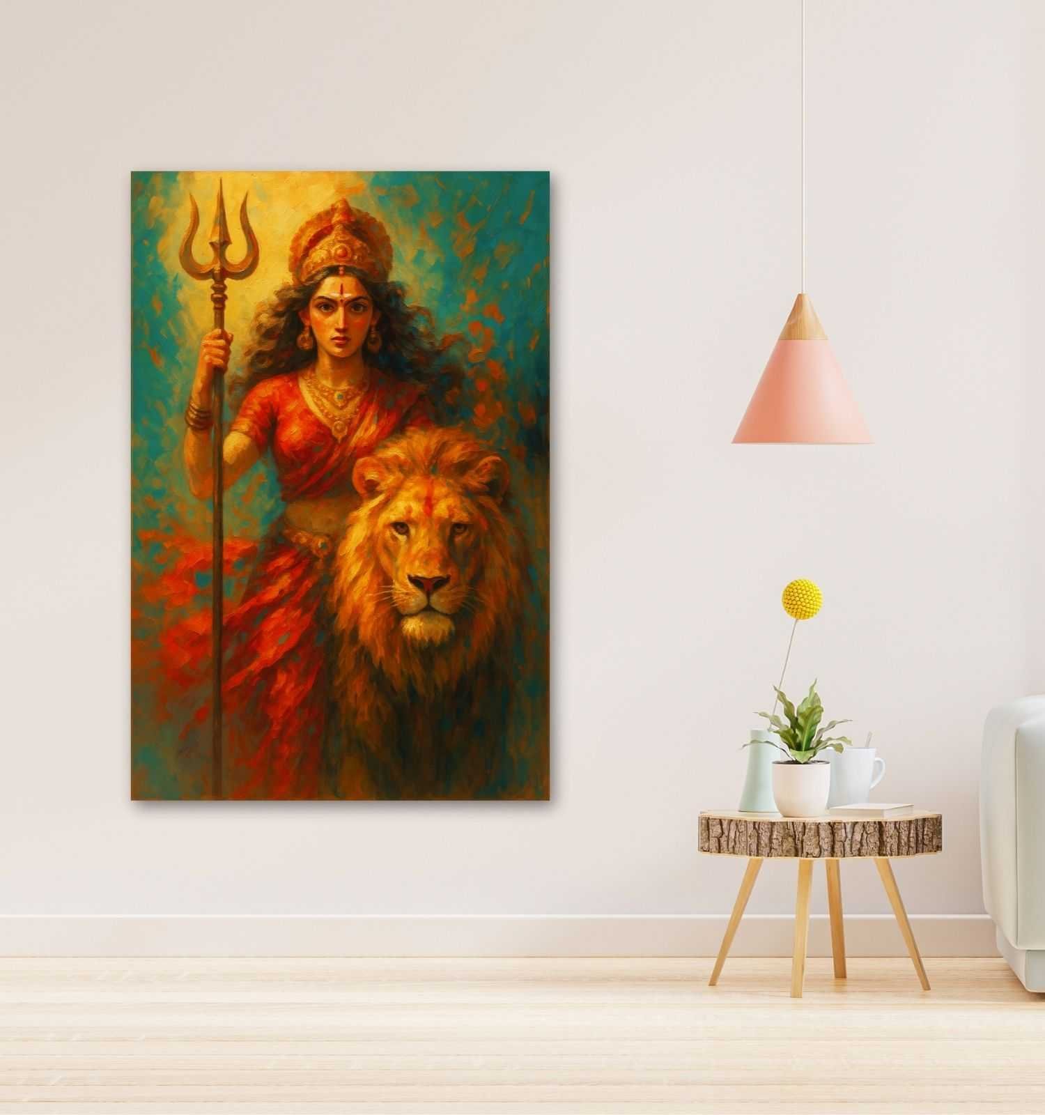 durga maa painting2