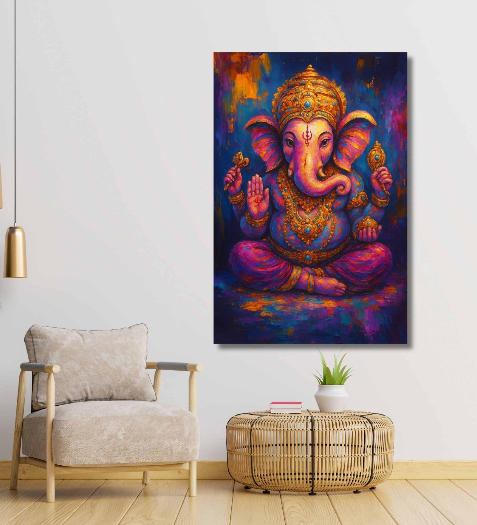 ganesha art painting1