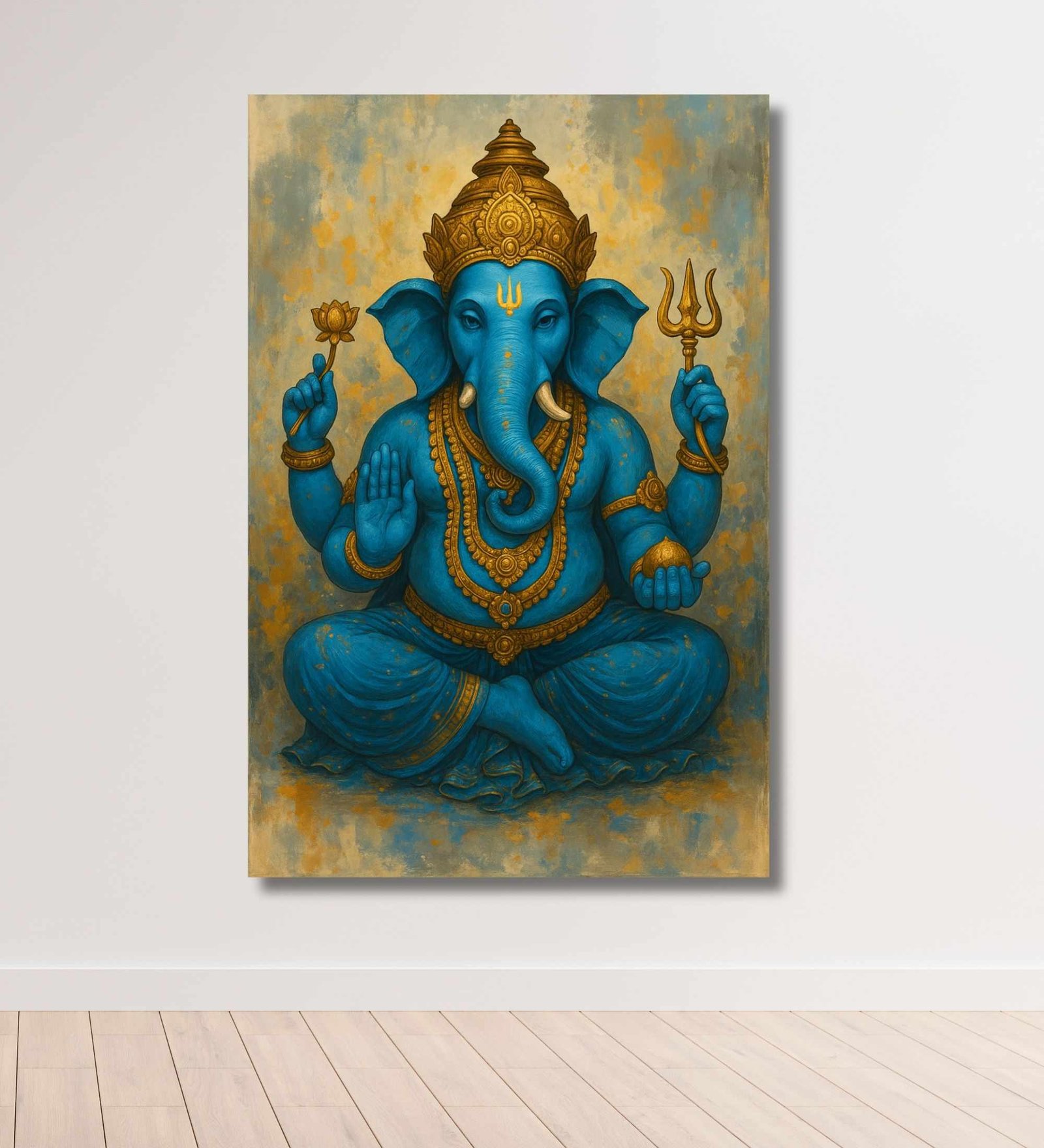 ganesha canvas painting1