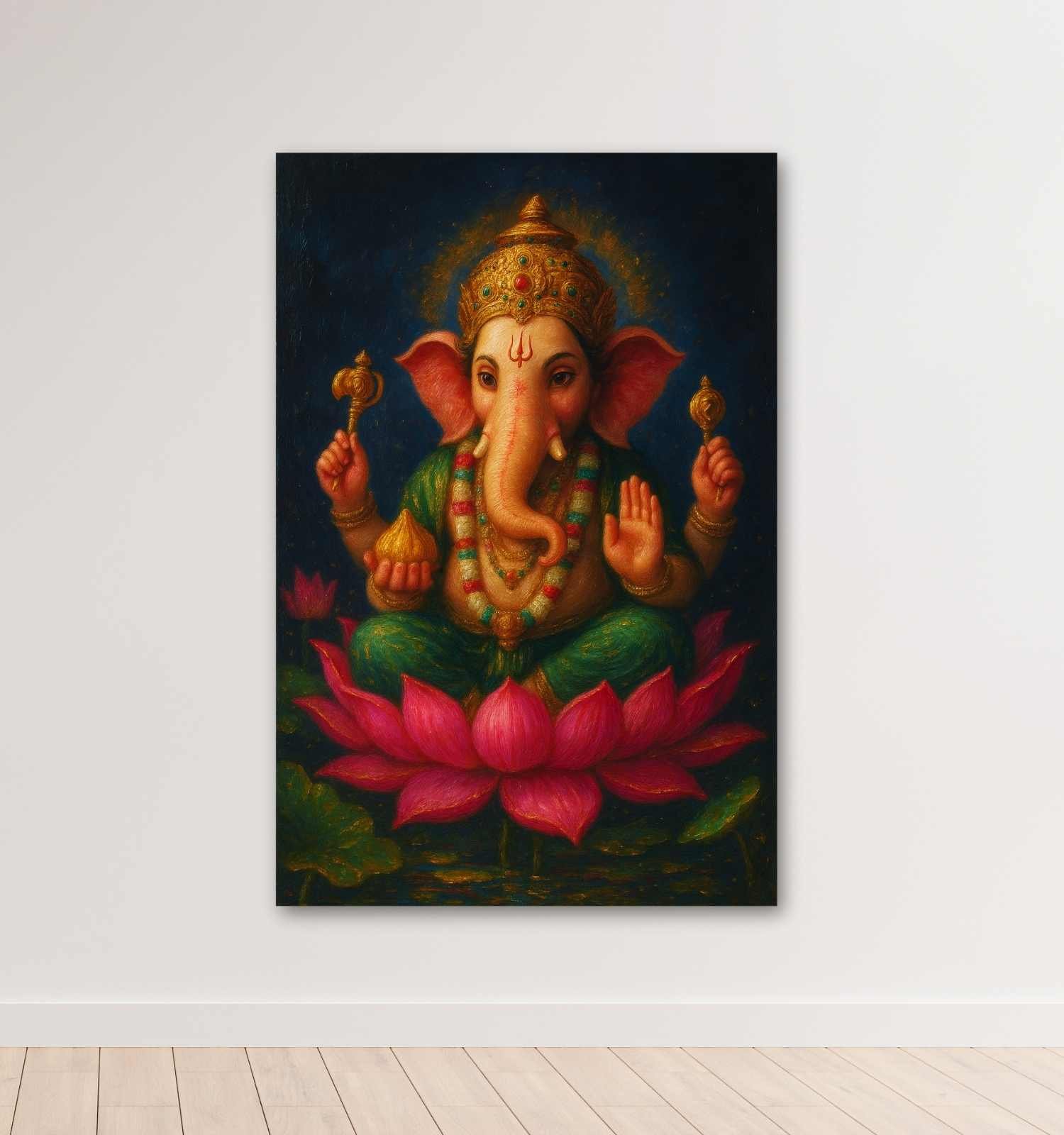 ganesha wall painting1