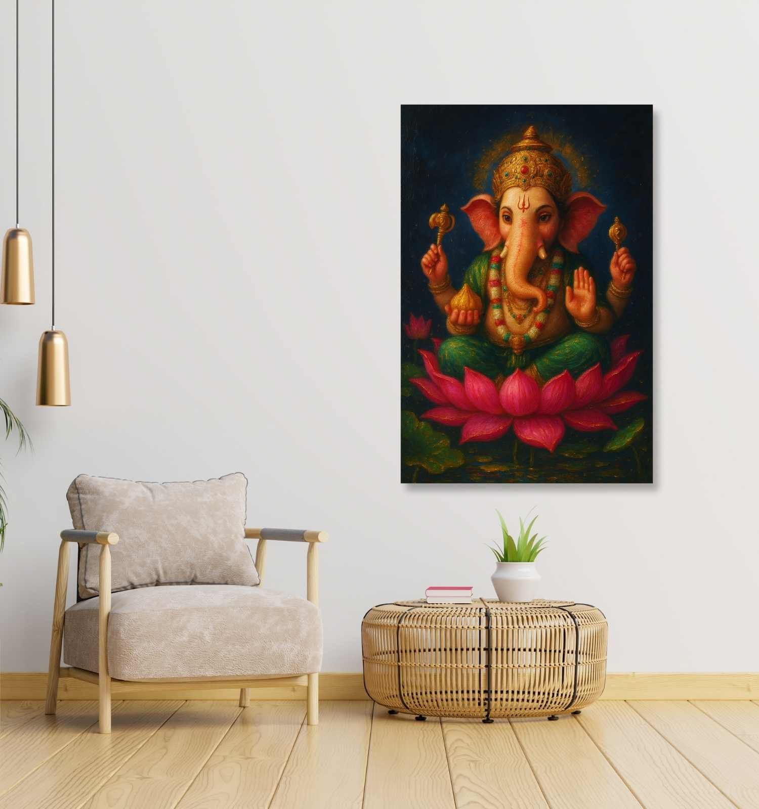 ganesha wall painting1
