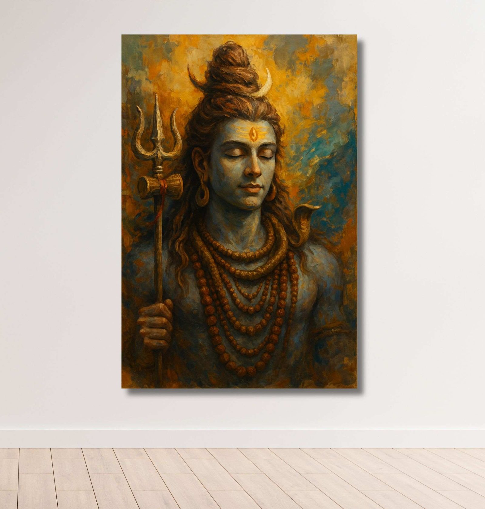 lord shiva wall painting1