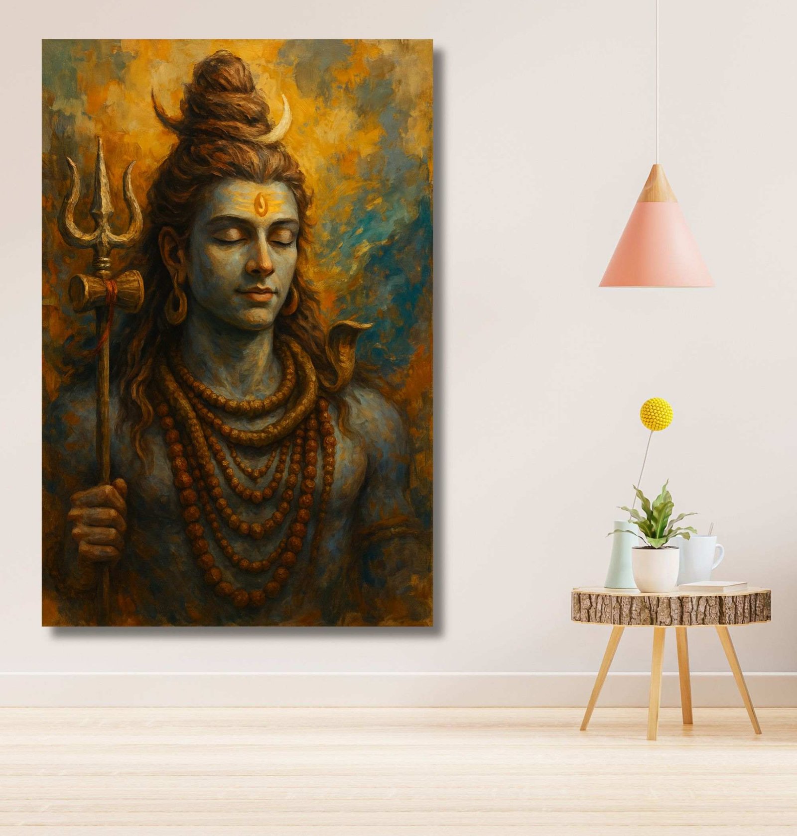lord shiva wall painting1