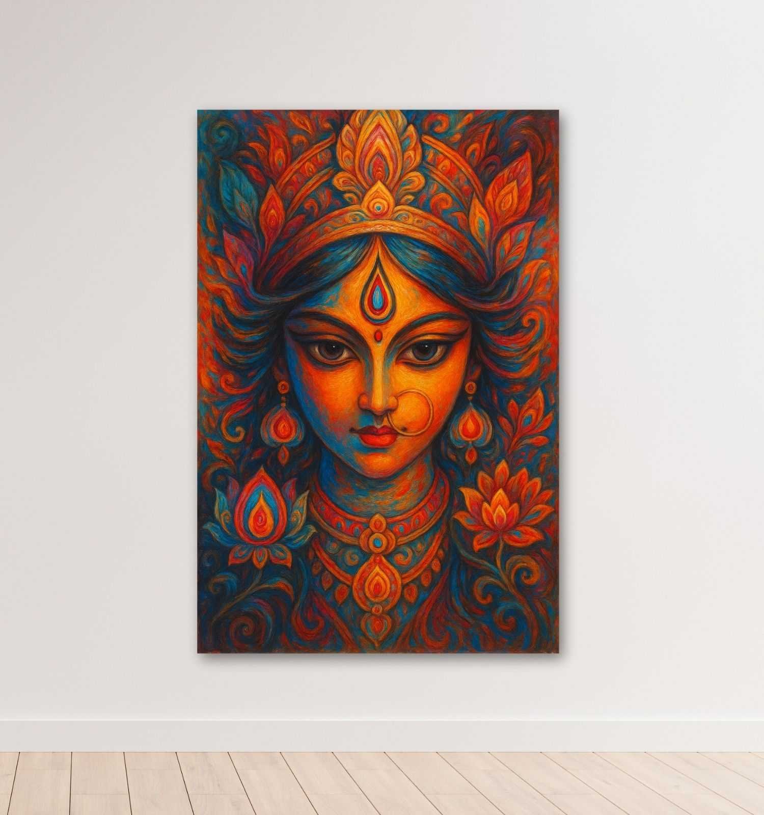 maa durga painting1