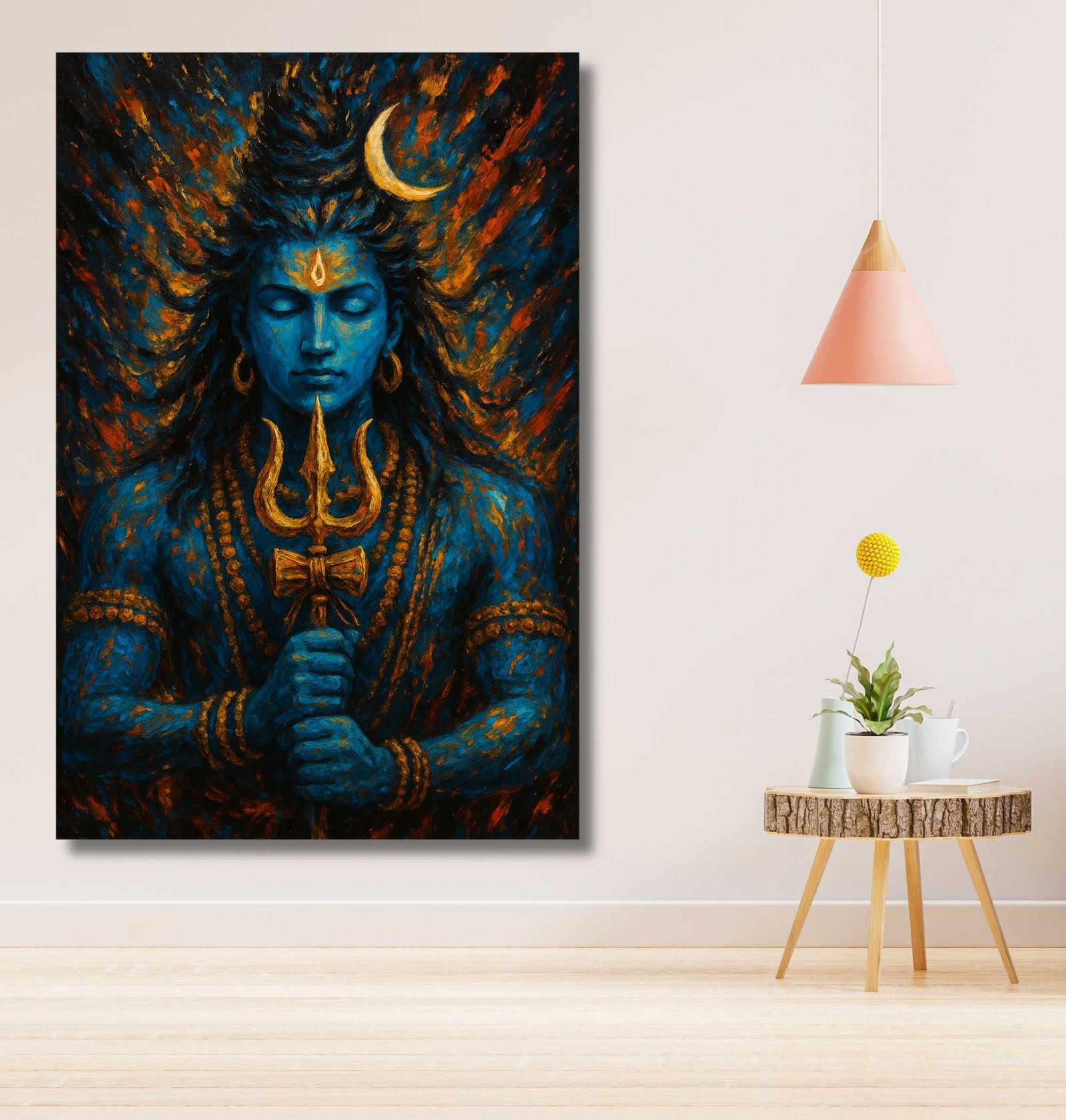 mahadev wall painting2