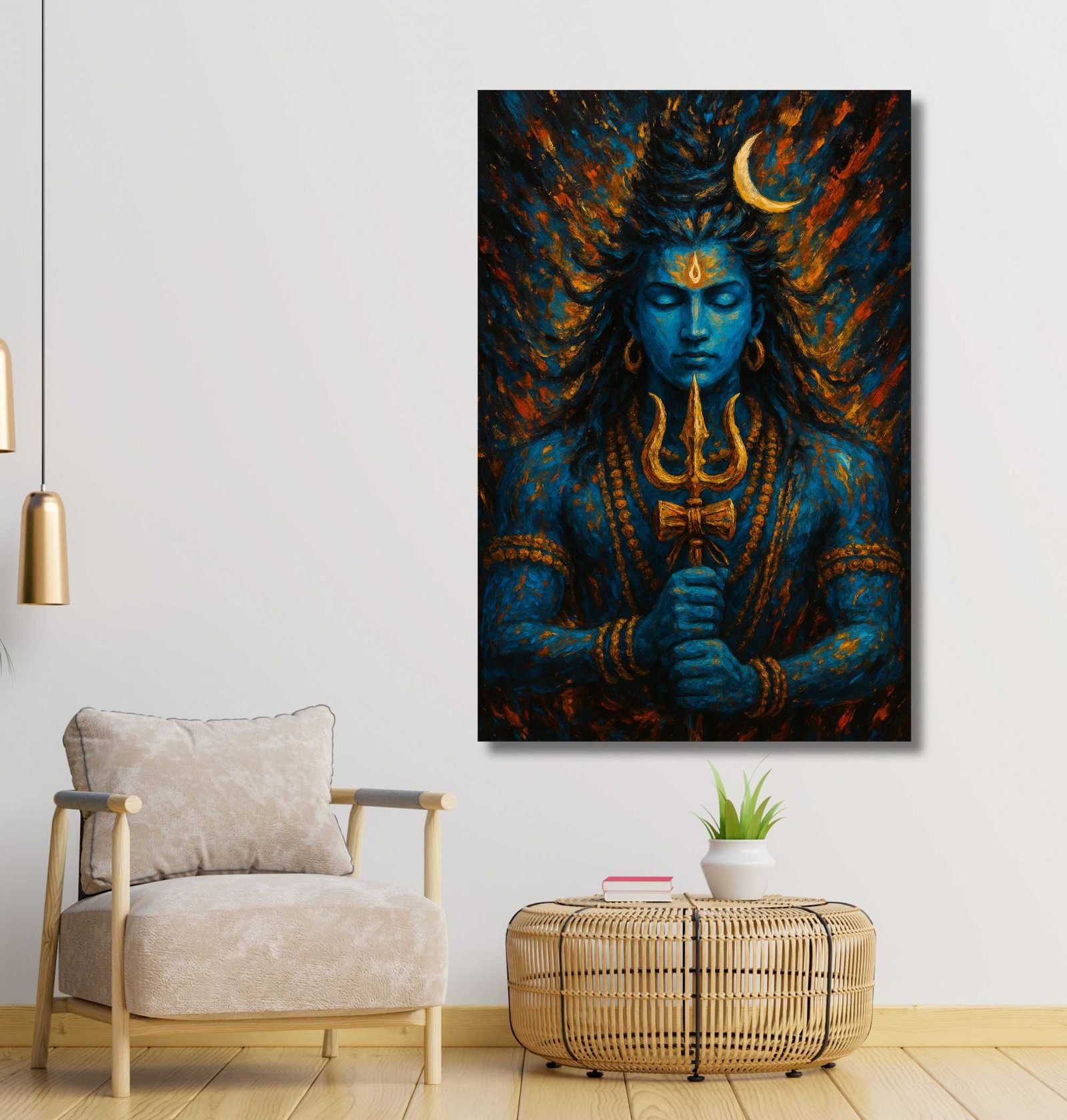 mahadev wall painting2