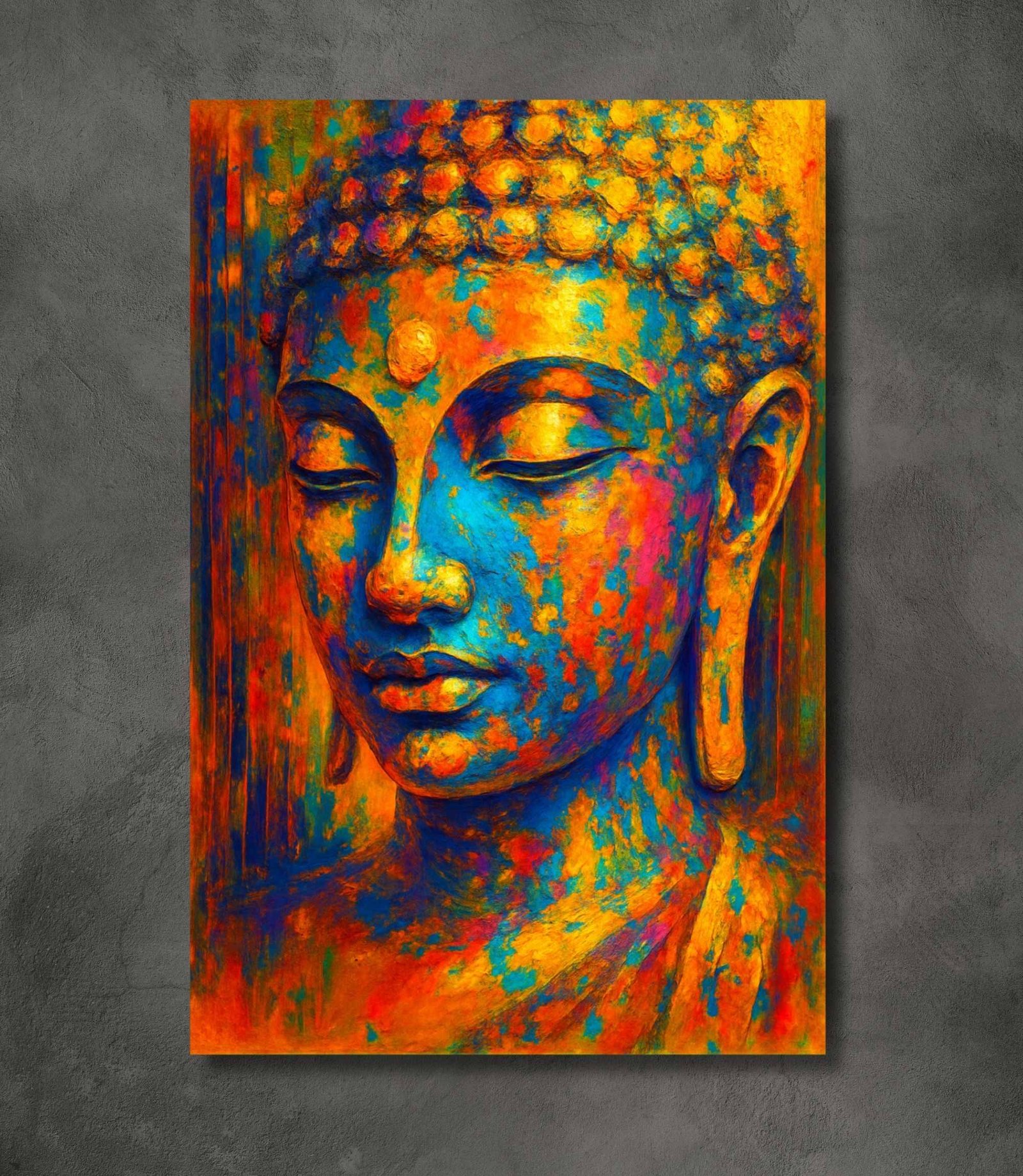 painting gautam buddha2