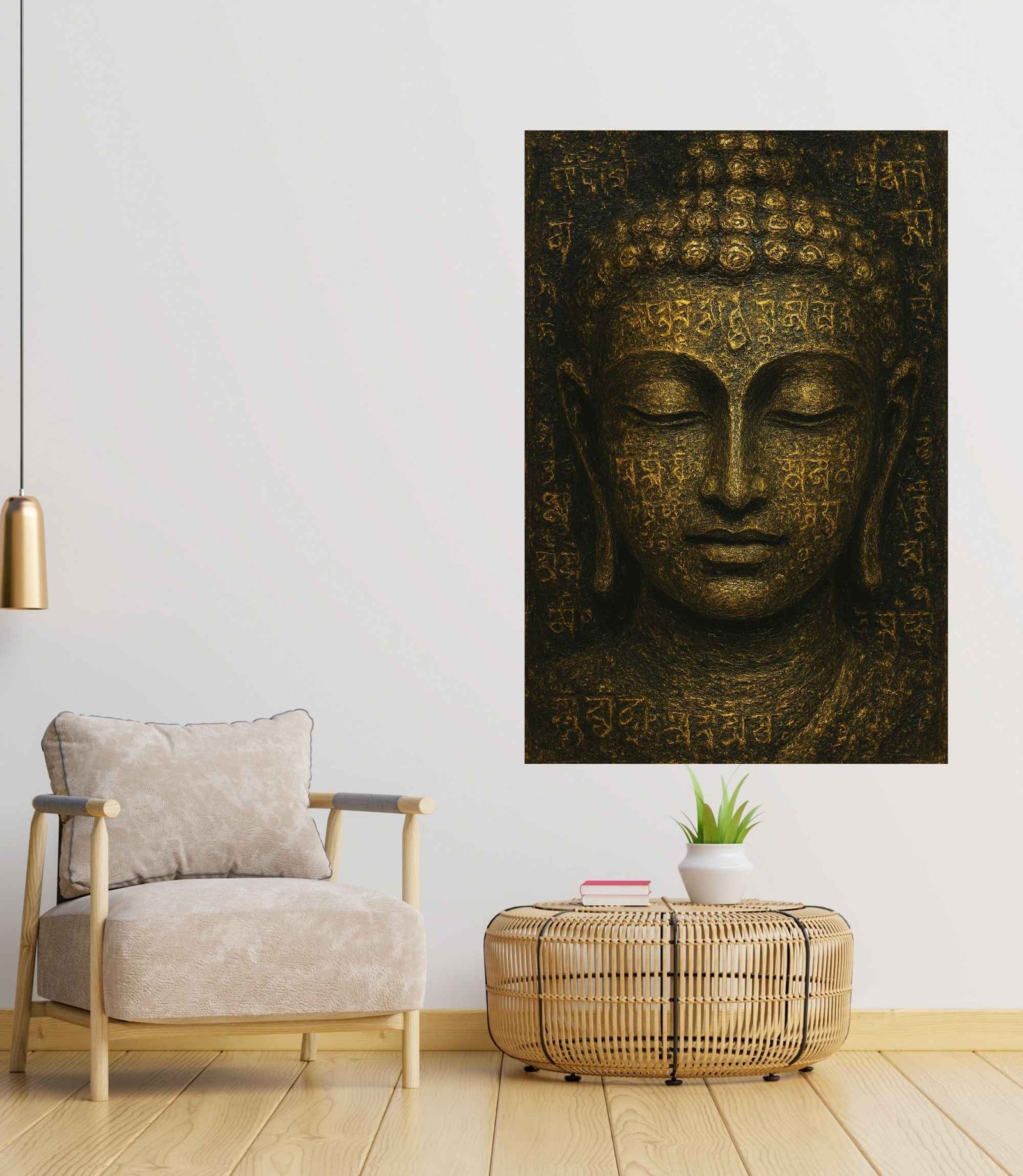 royal buddha canvas painting 2