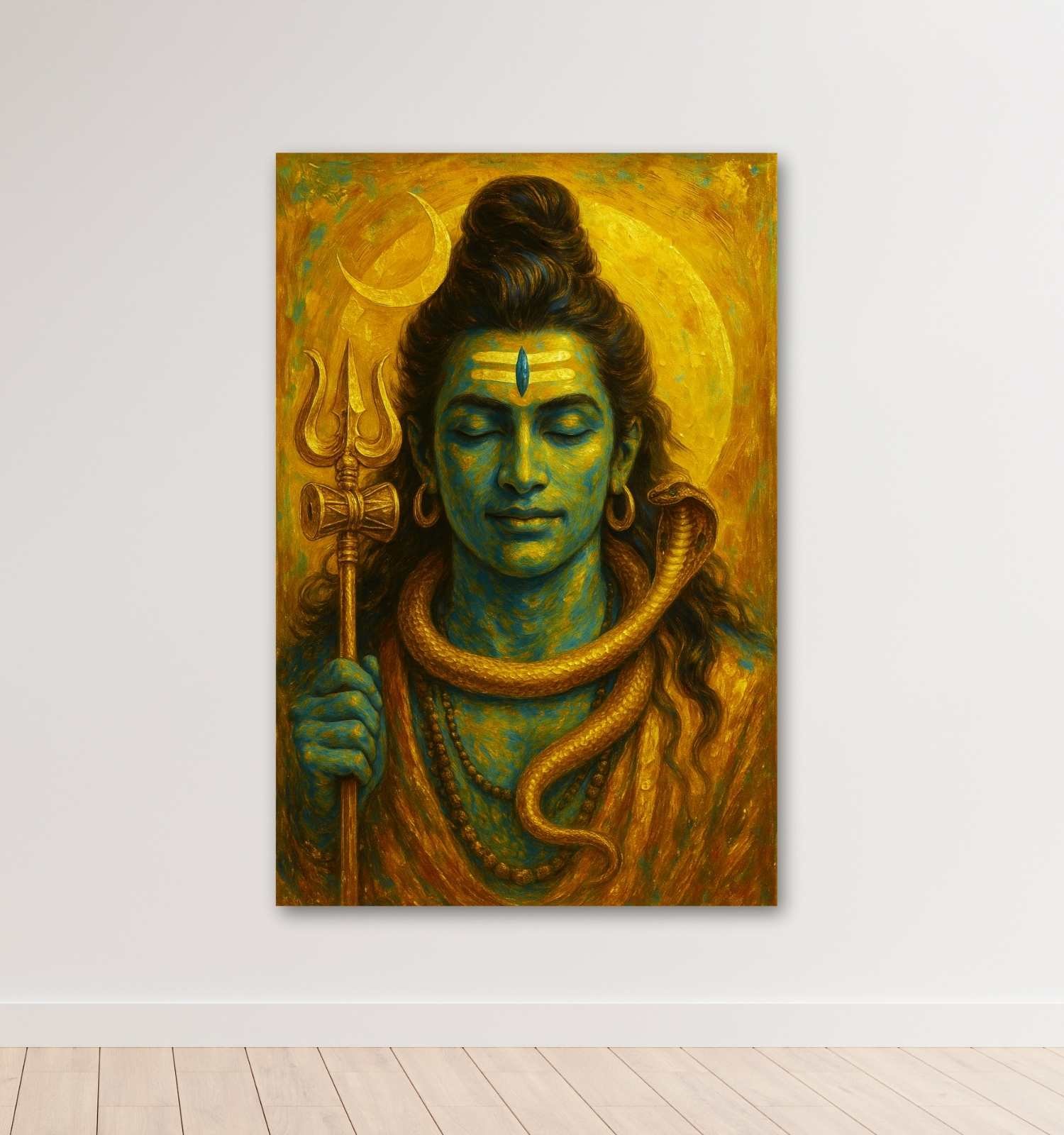 shiva painting for wall decoration1