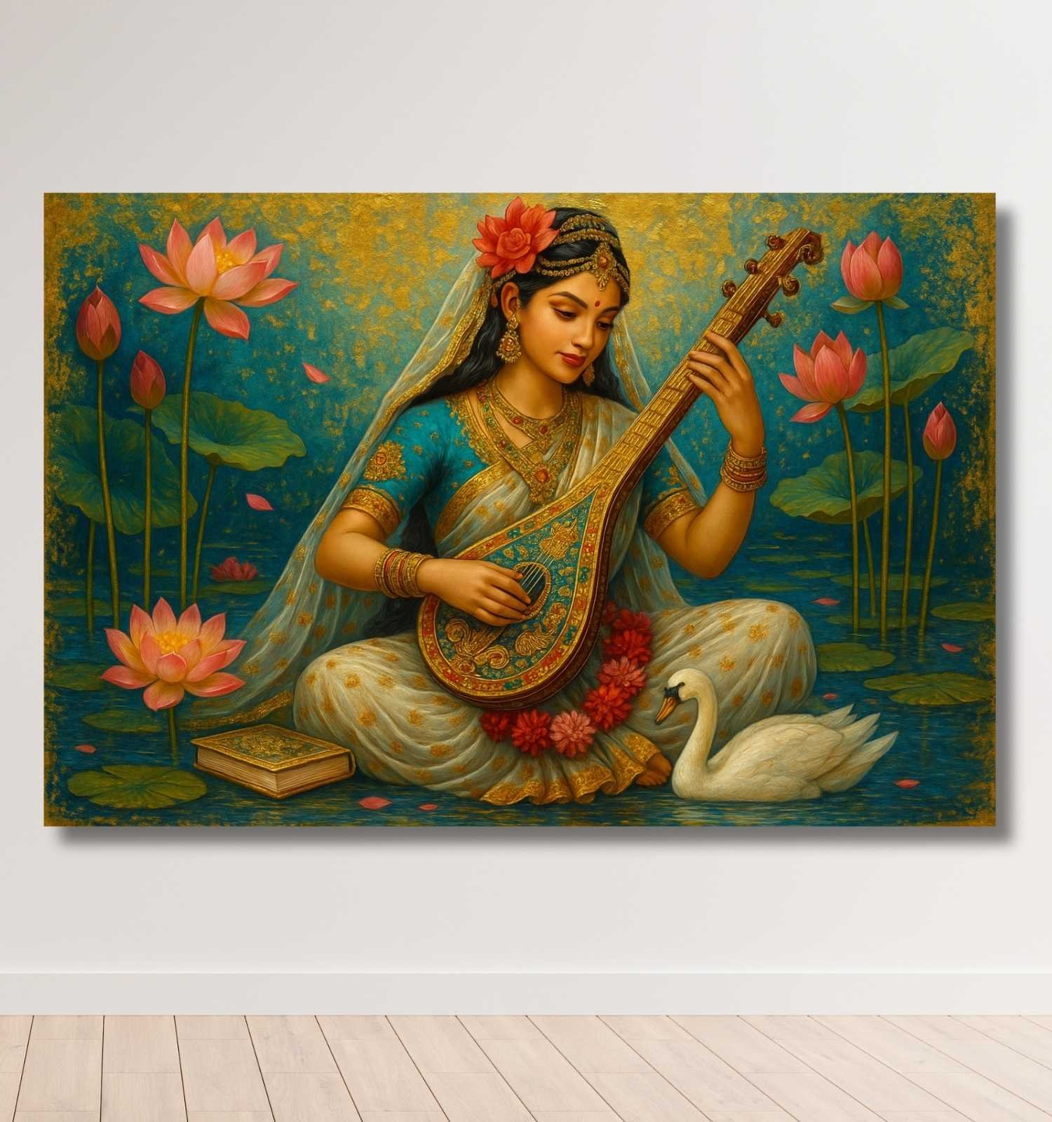 Saraswati Abstract Painting