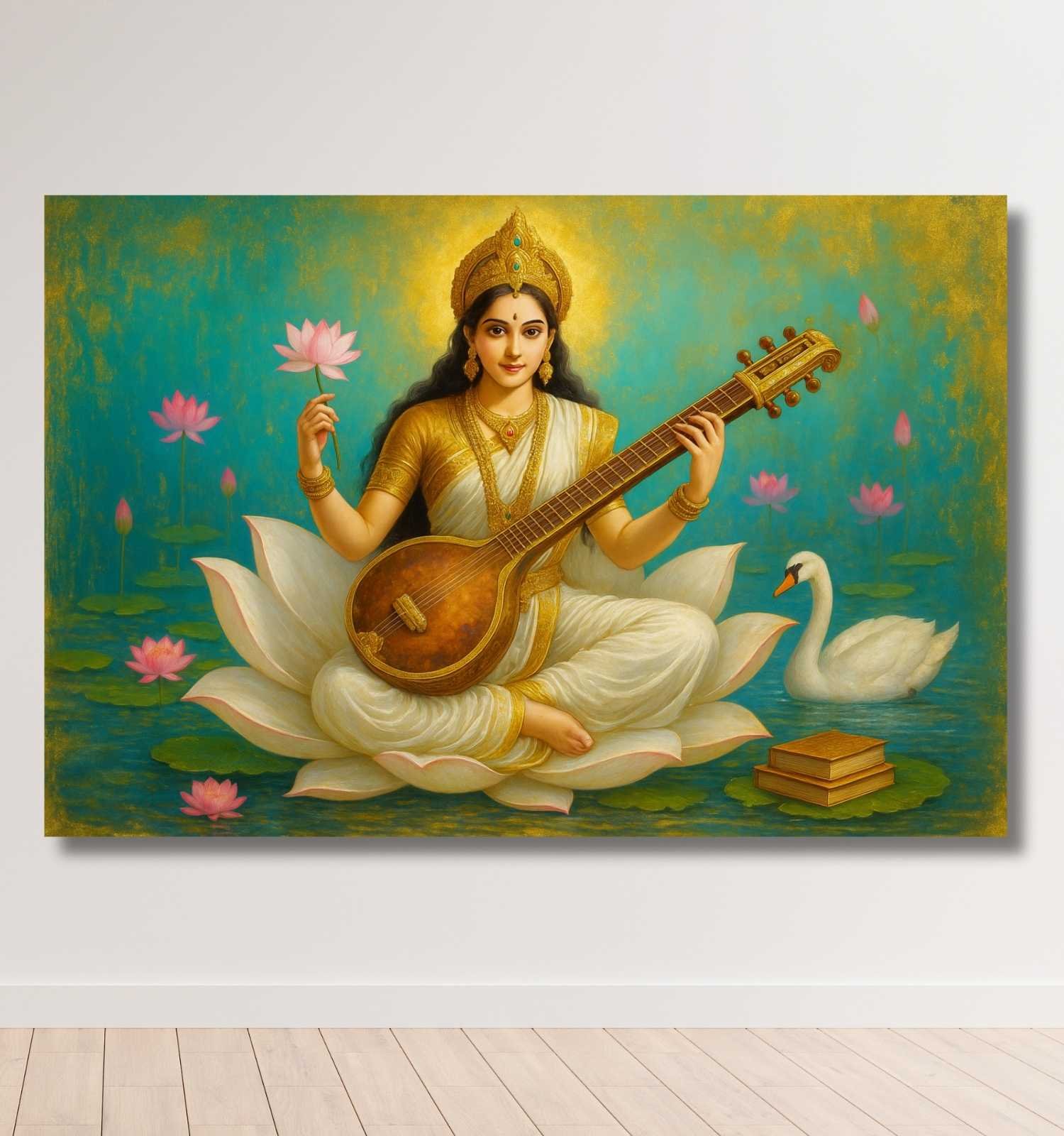 Saraswati Abstract Painting