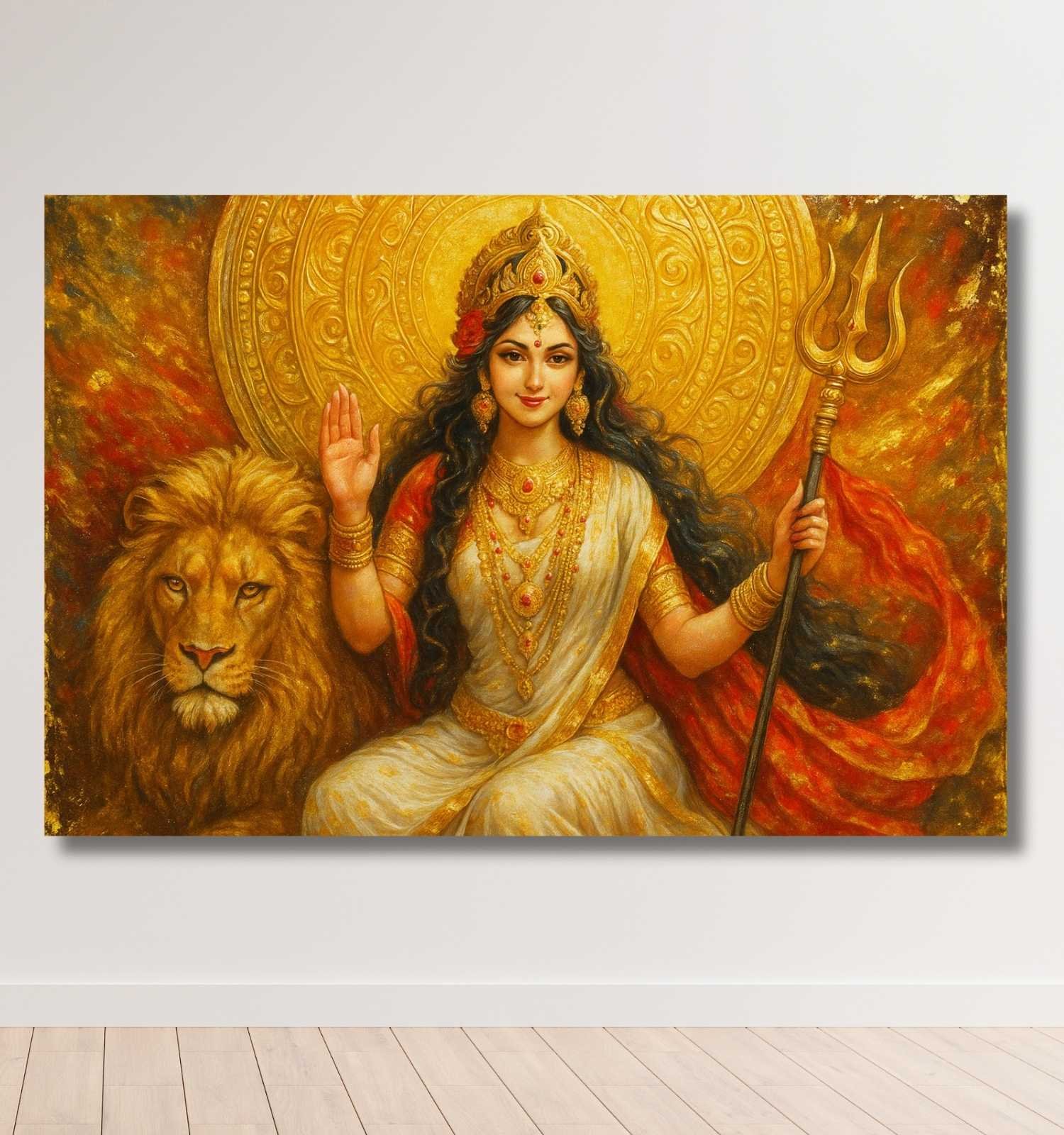 Durga Abstract Painting