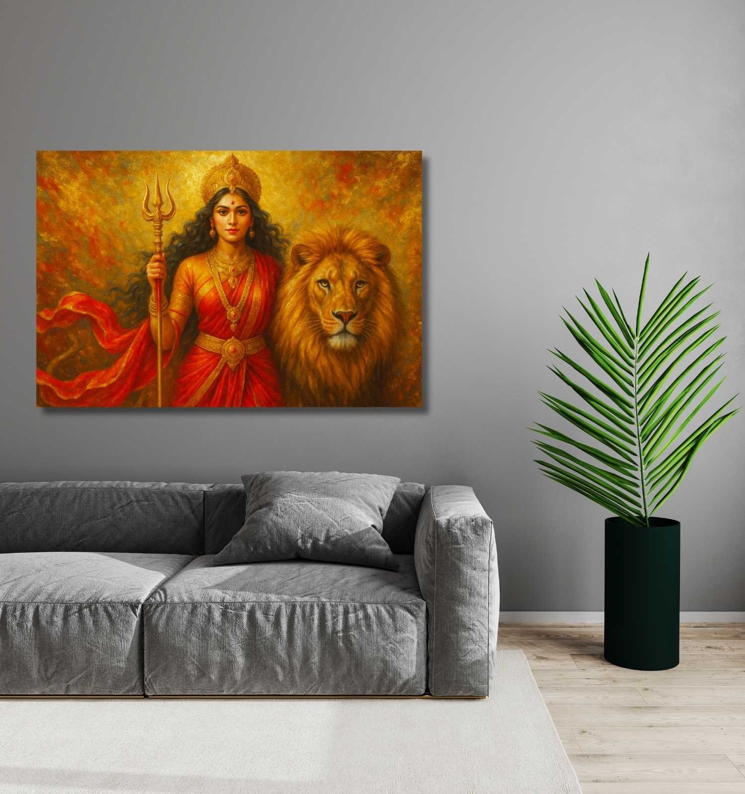maa durga painting