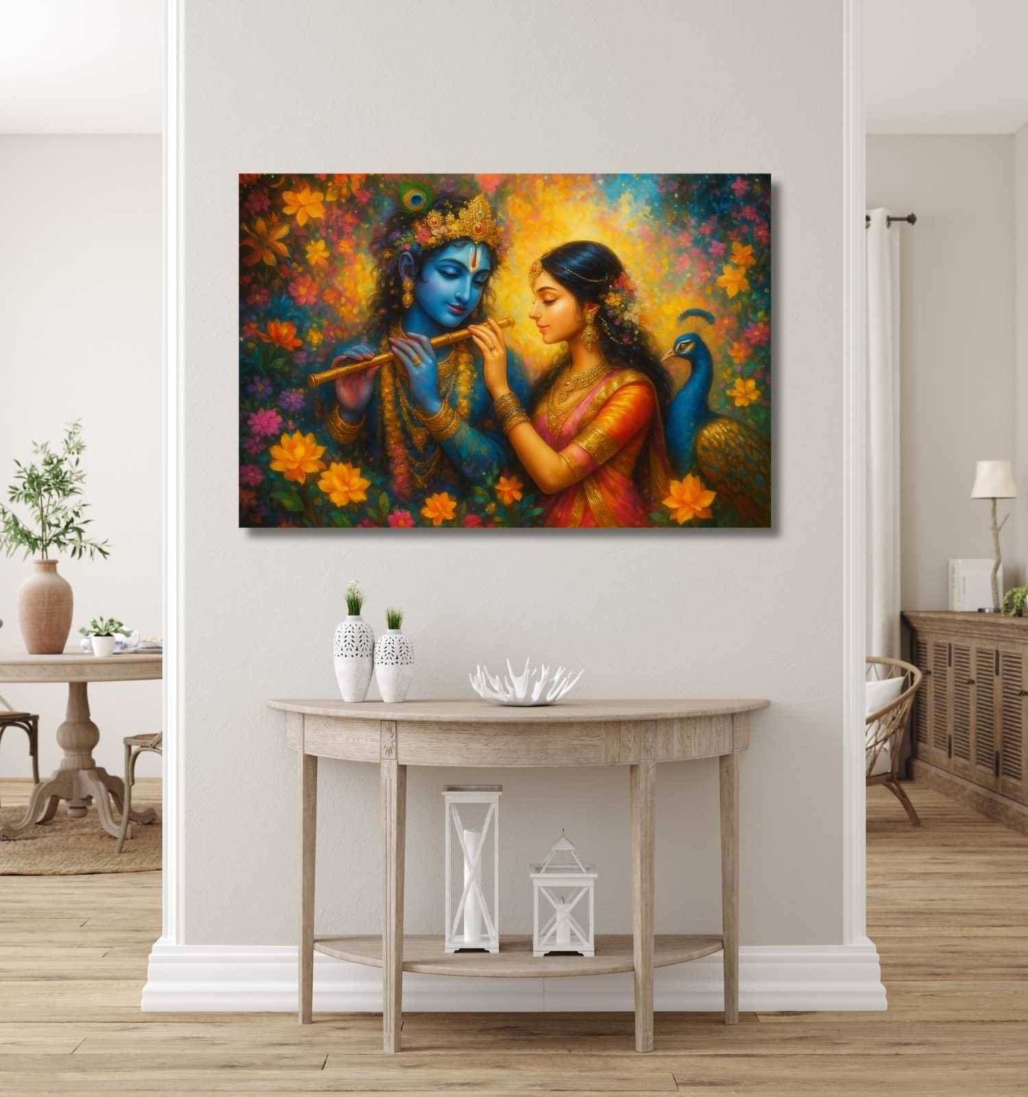 Beautiful Radha Krishna Painting7