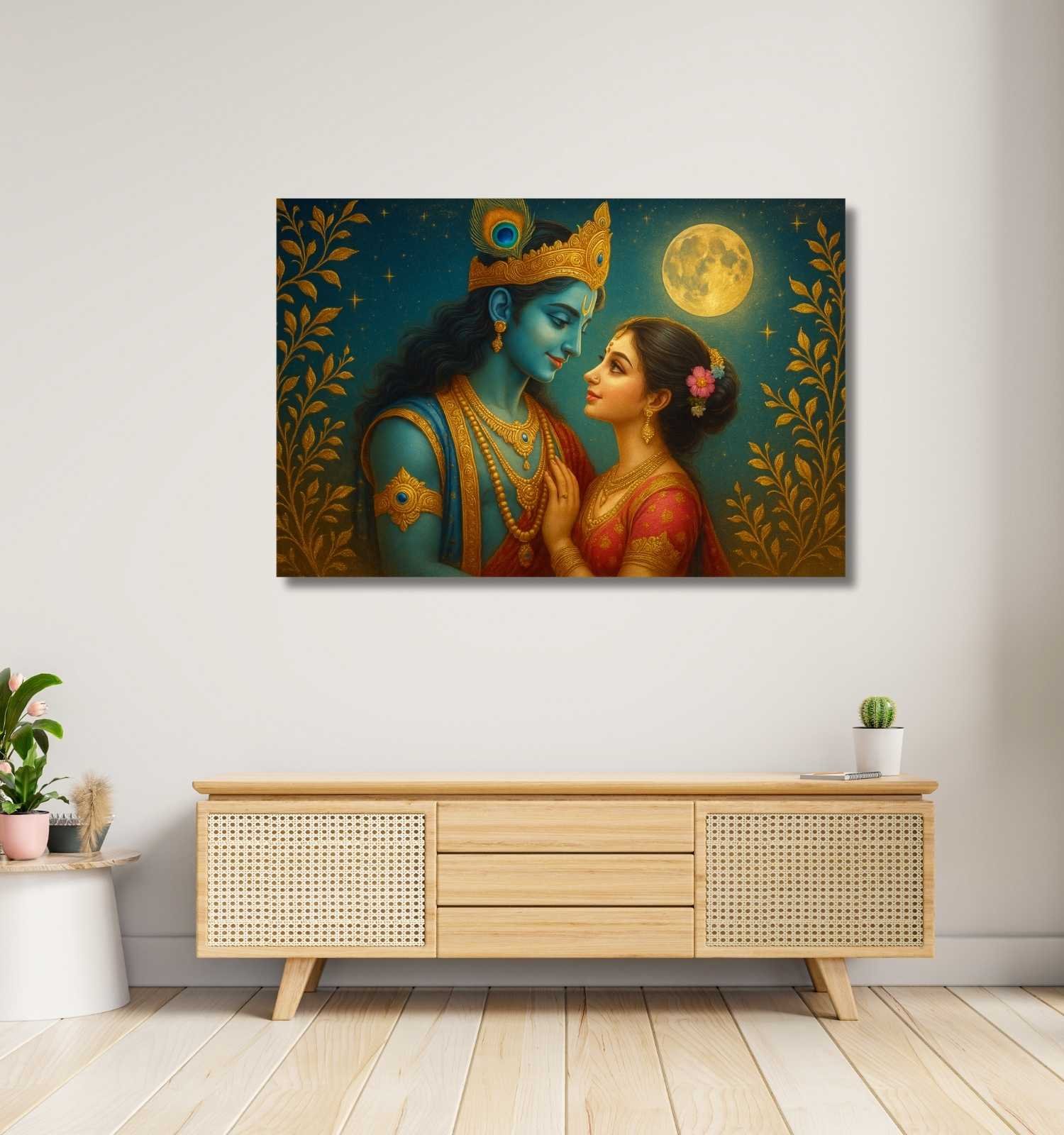 Beautiful Radha Krishna Painting