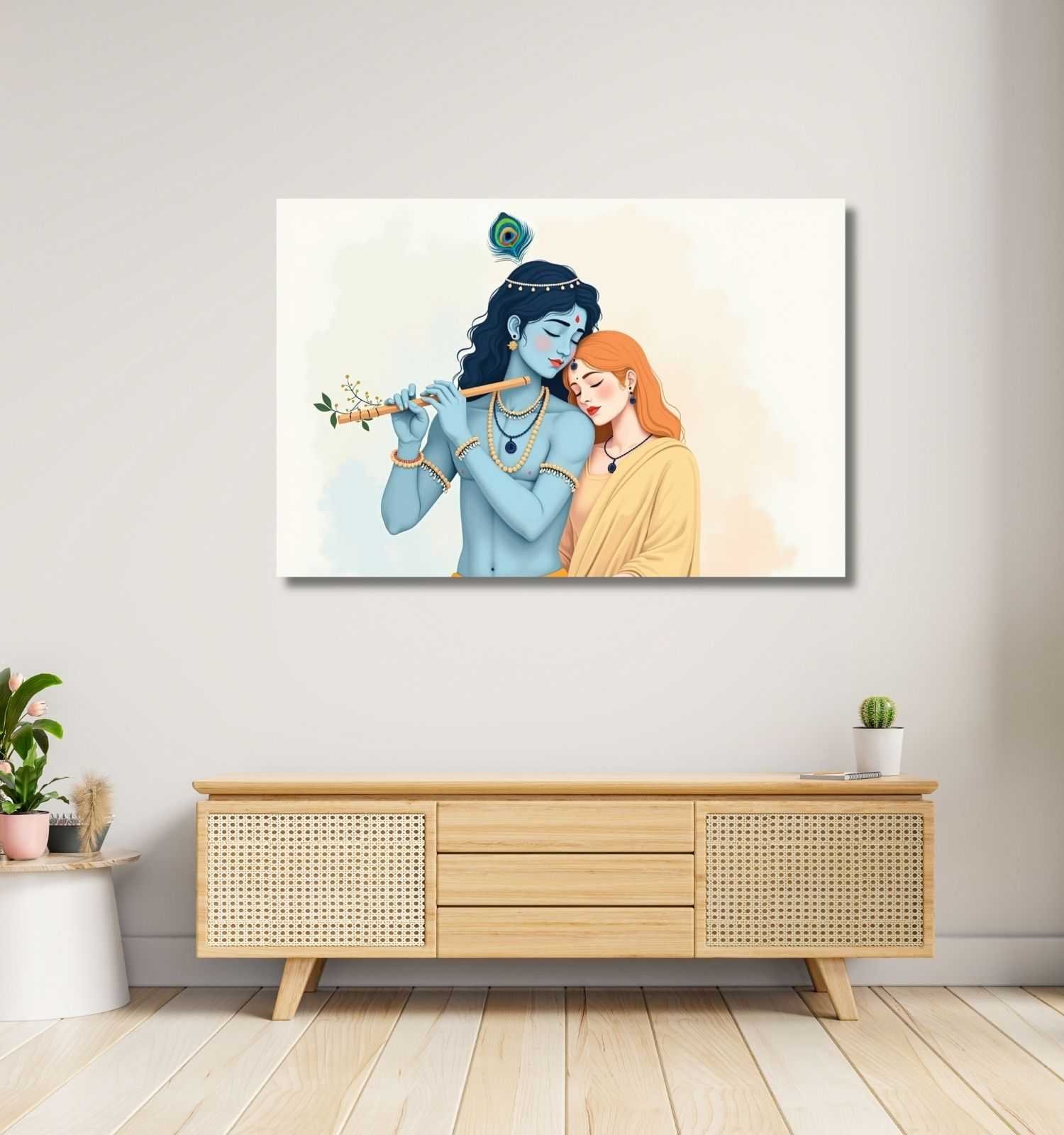Romantic Radha Krishna Painting7