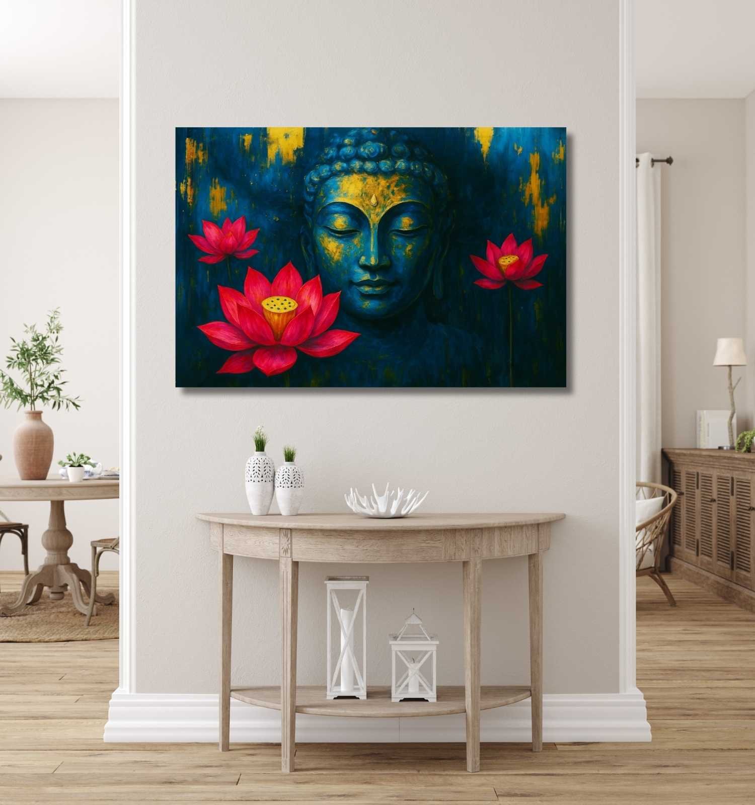 buddha canvas painting2