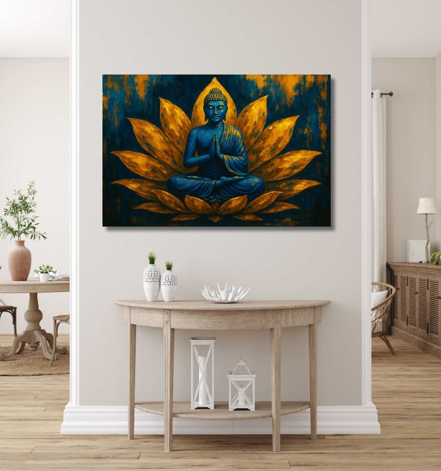buddha canvas wall painting2