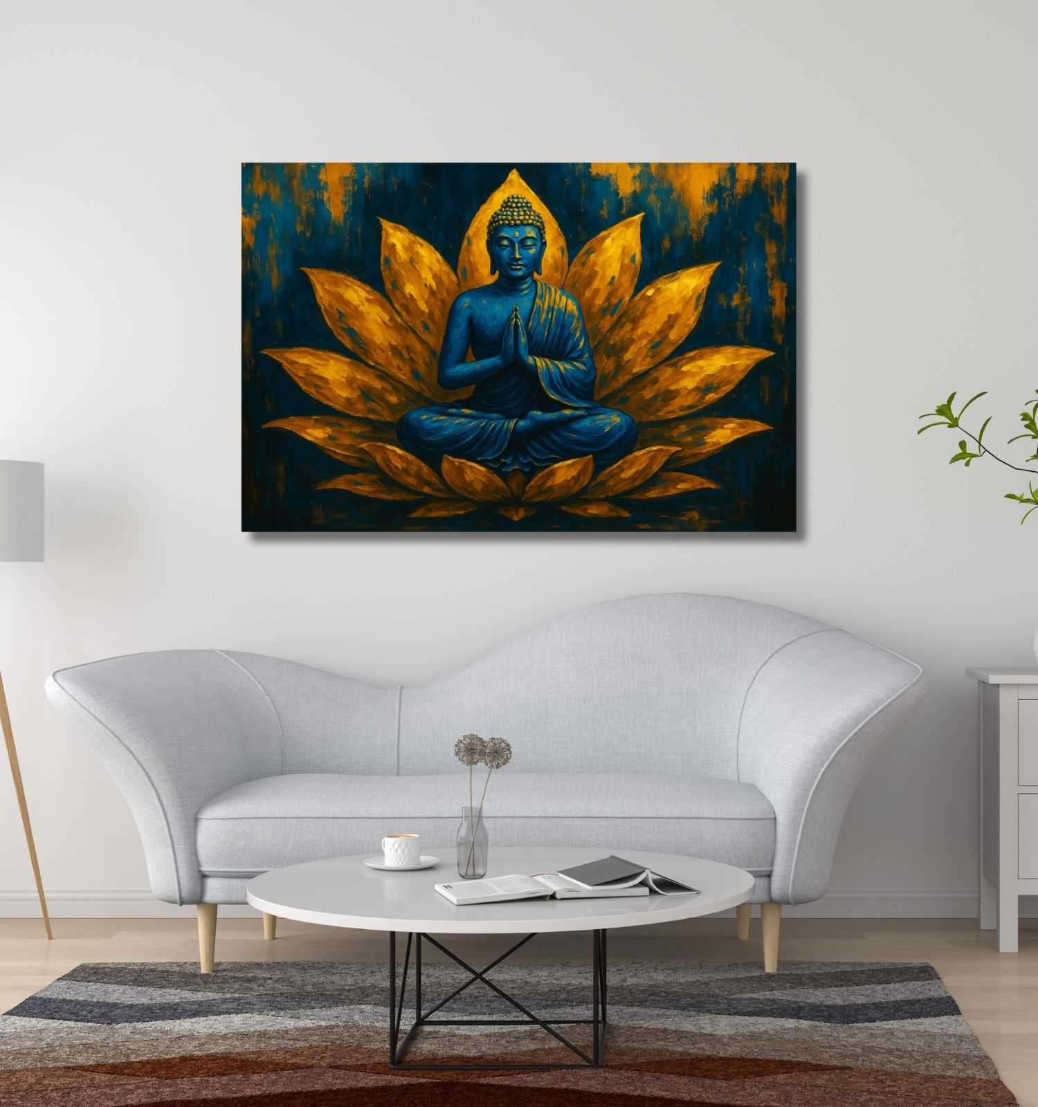 buddha canvas wall painting2