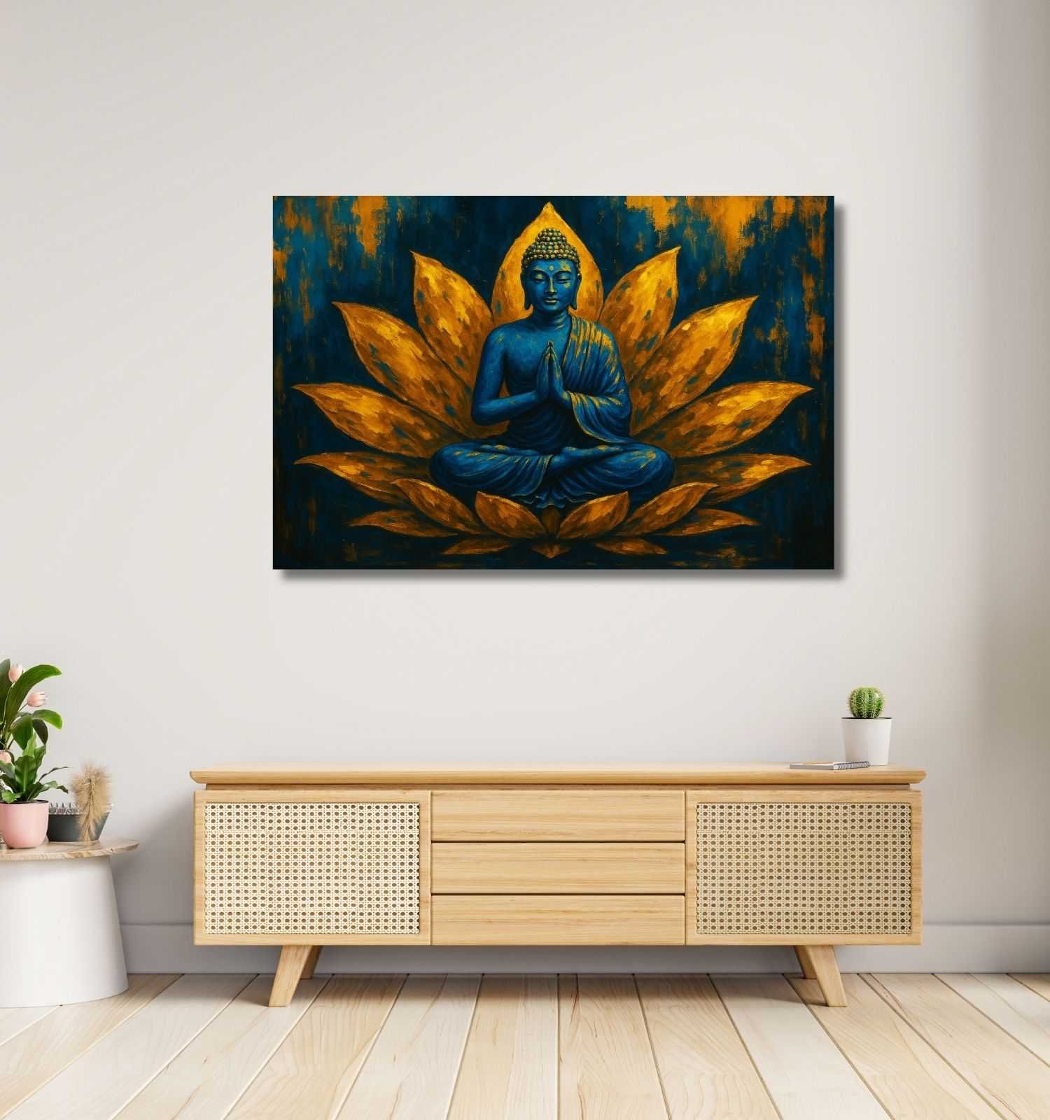 buddha canvas wall painting2