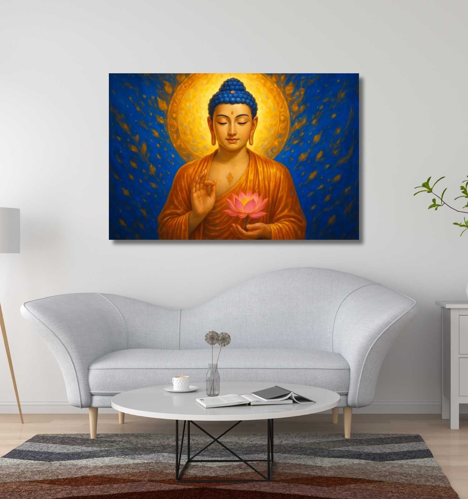 buddha painting by kunjcart2