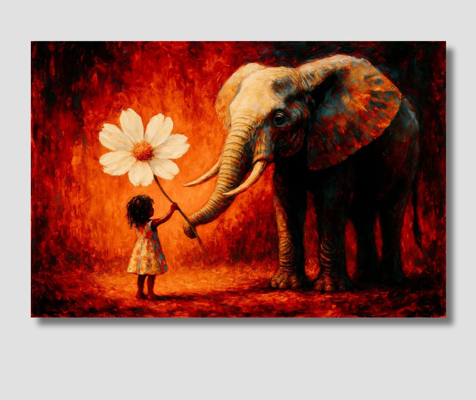 elephant painting for wall vastu2
