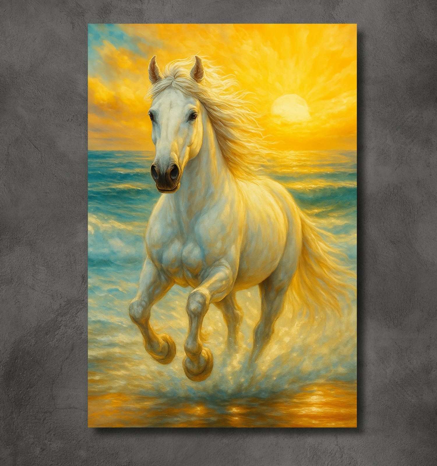 ABSTRACT HORSE CANVAS PAINTING1