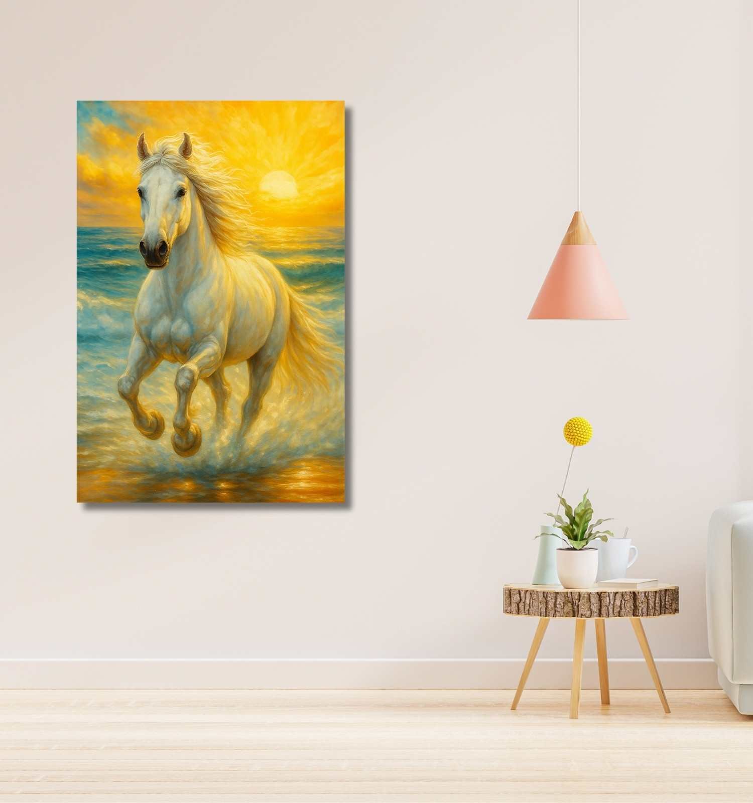 ABSTRACT HORSE CANVAS PAINTING1