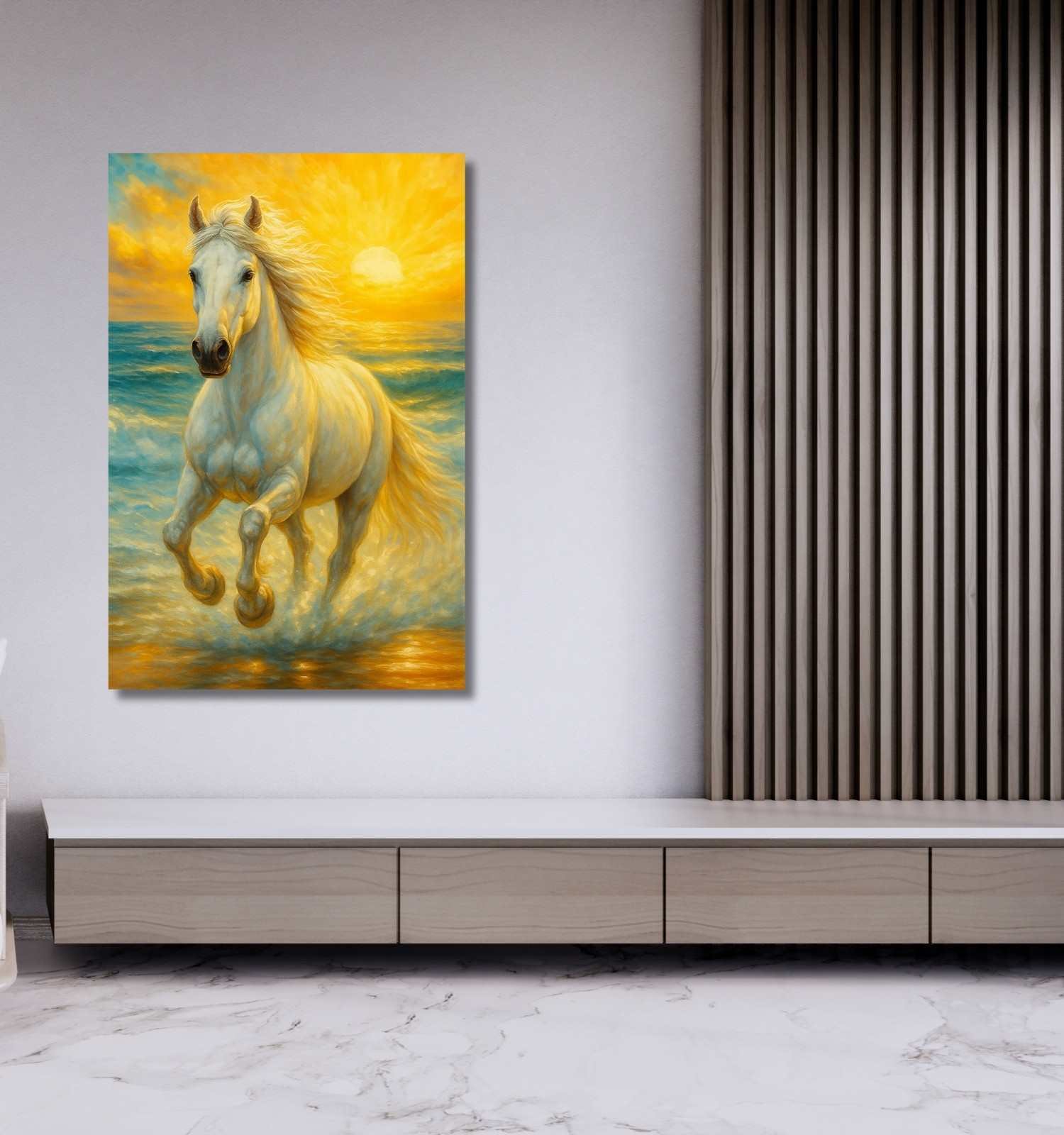 ABSTRACT HORSE CANVAS PAINTING1