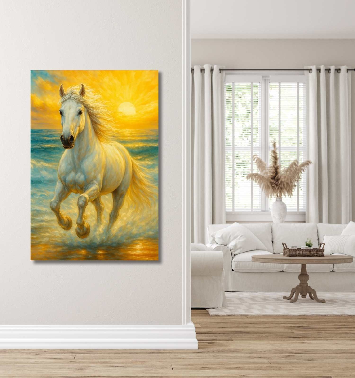ABSTRACT HORSE CANVAS PAINTING1