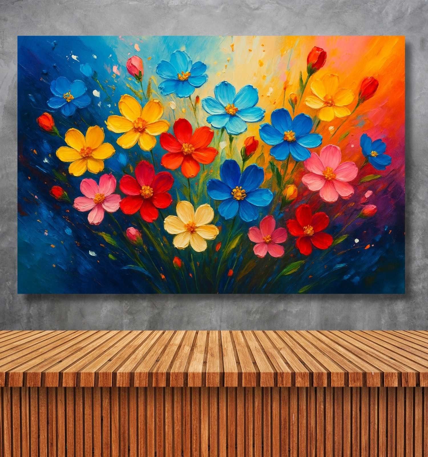 Flower Painting For Wall Decoration2
