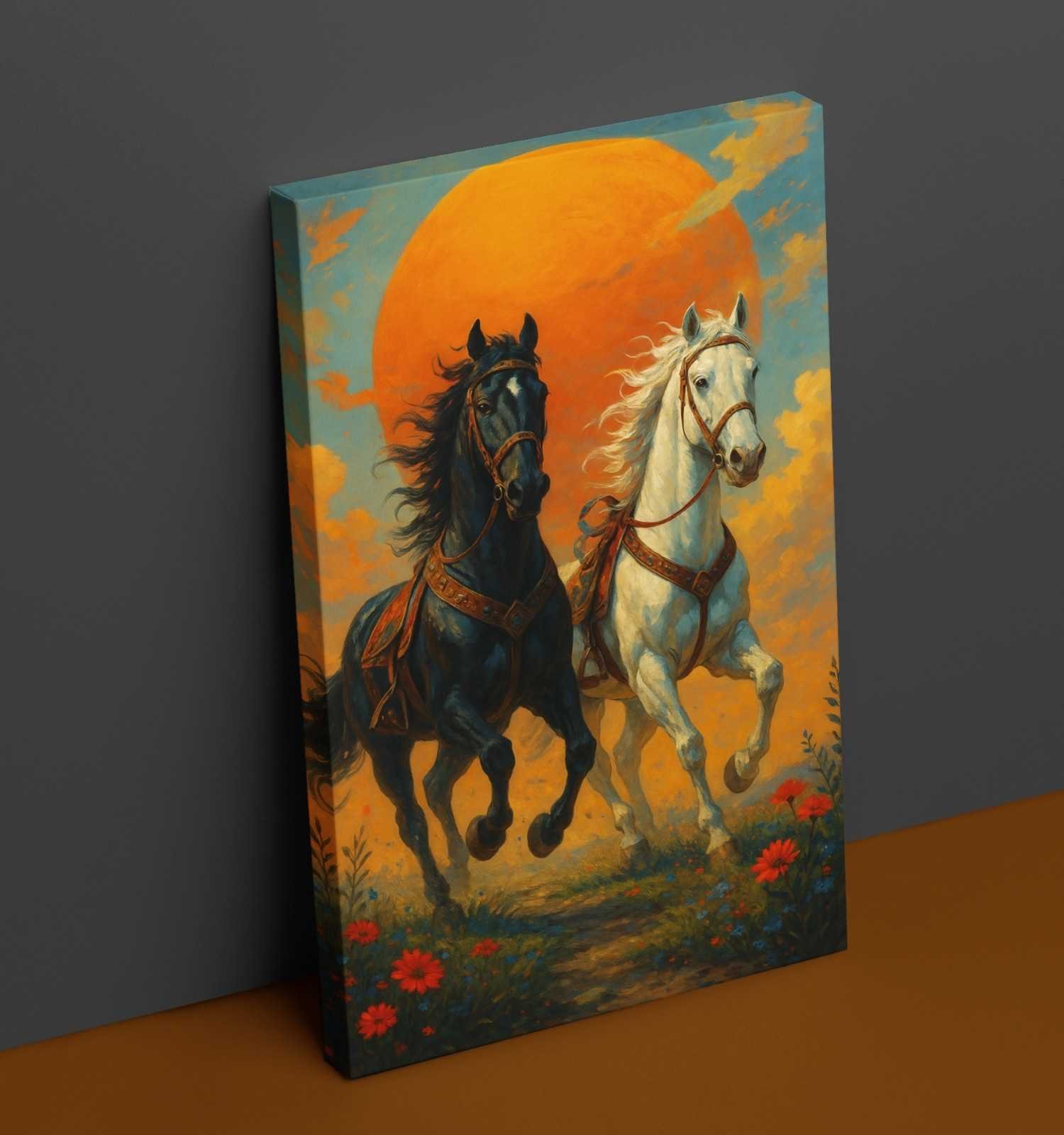 Horses Canvas Painting